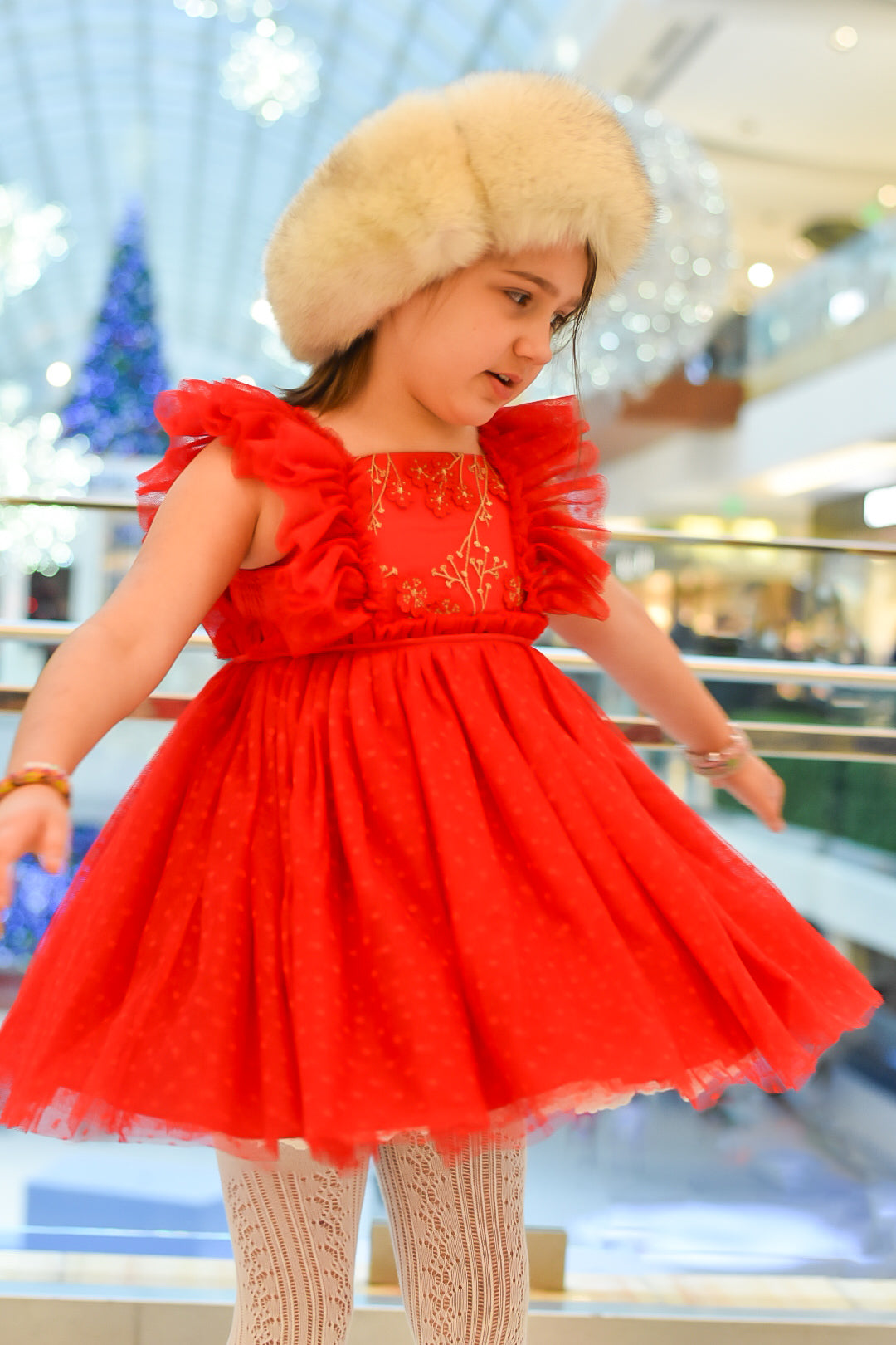 Millie's Primrose in Red - READY TO SHIP