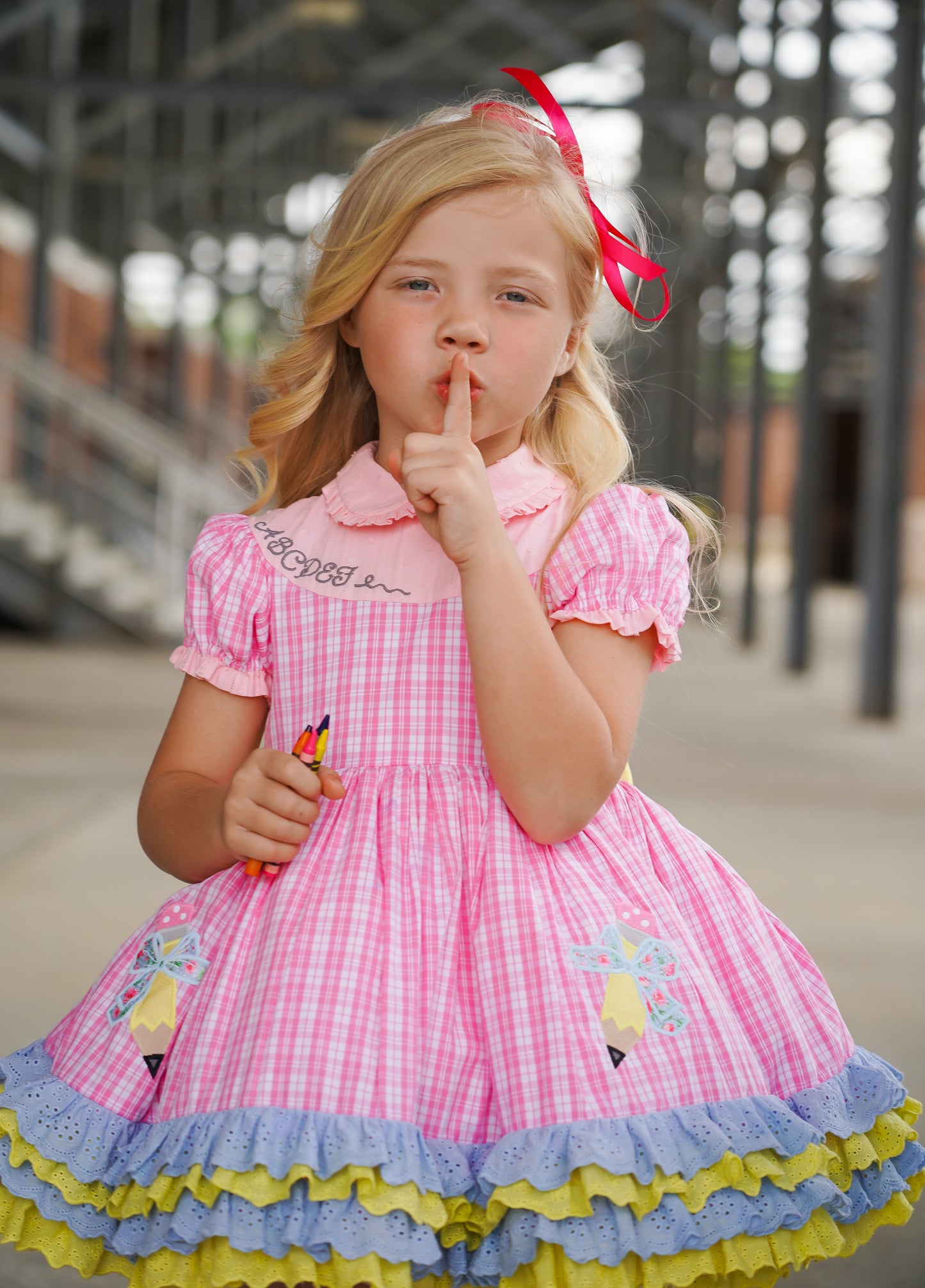 Waverli's Study Hall Sweetheart Back to School Dress PREORDER