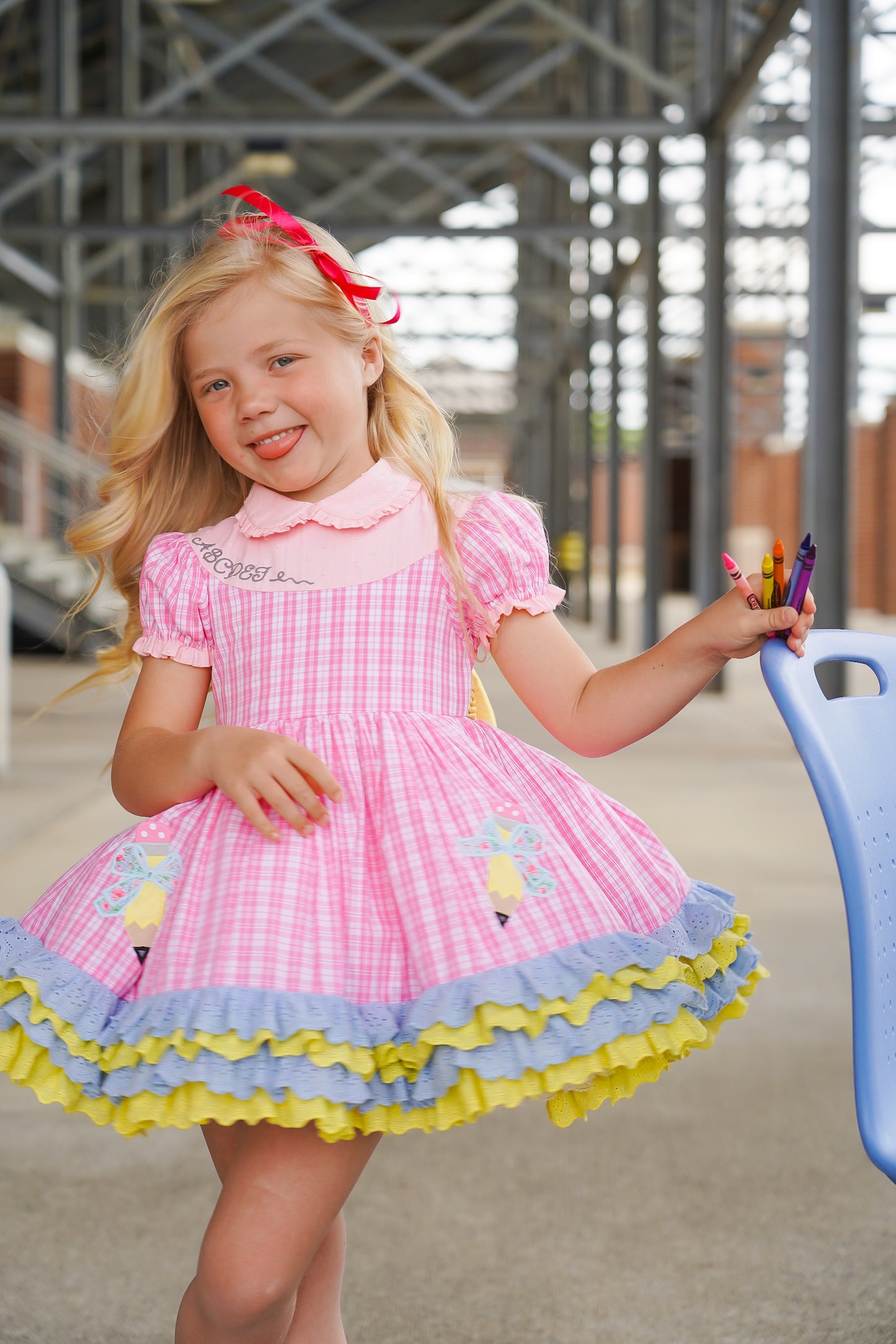 Waverli's Study Hall Sweetheart Back to School Dress PREORDER