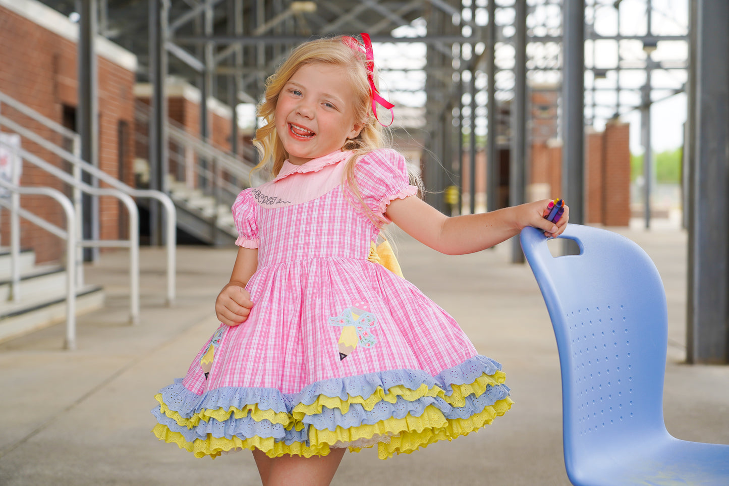 Waverli's Study Hall Sweetheart Back to School Dress PREORDER