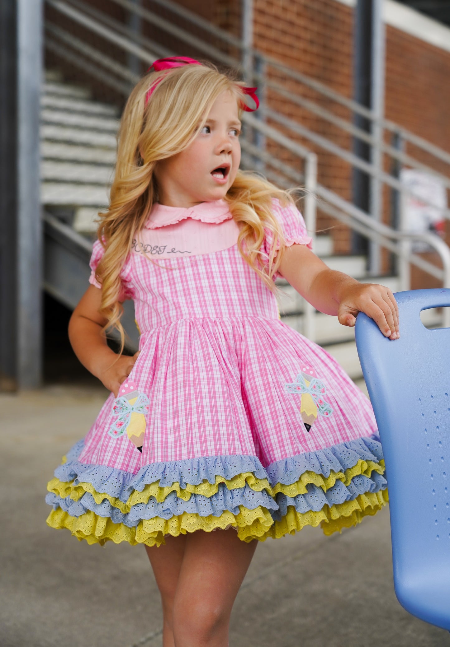 Waverli's Study Hall Sweetheart Back to School Dress PREORDER