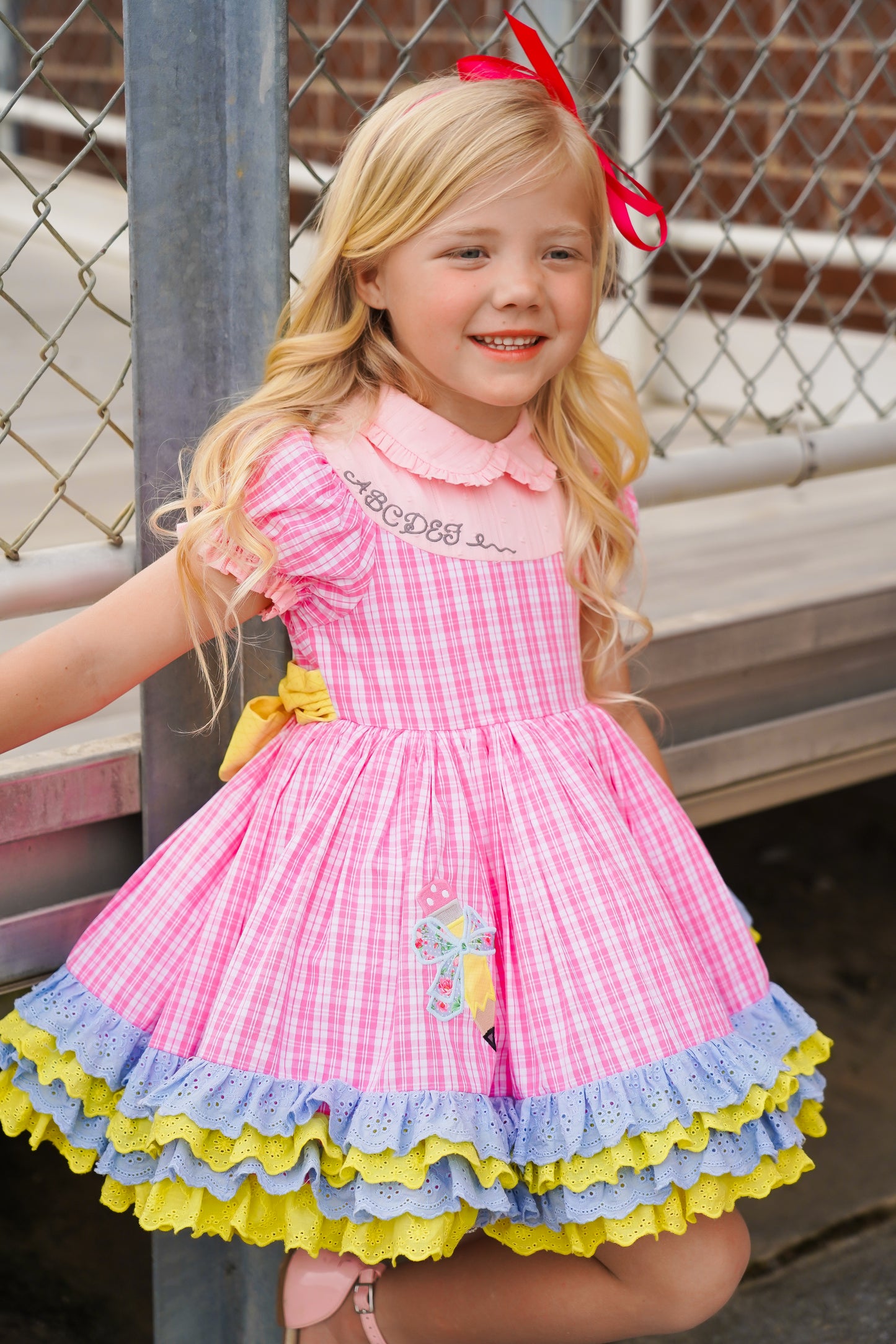 Waverli's Study Hall Sweetheart Back to School Dress PREORDER