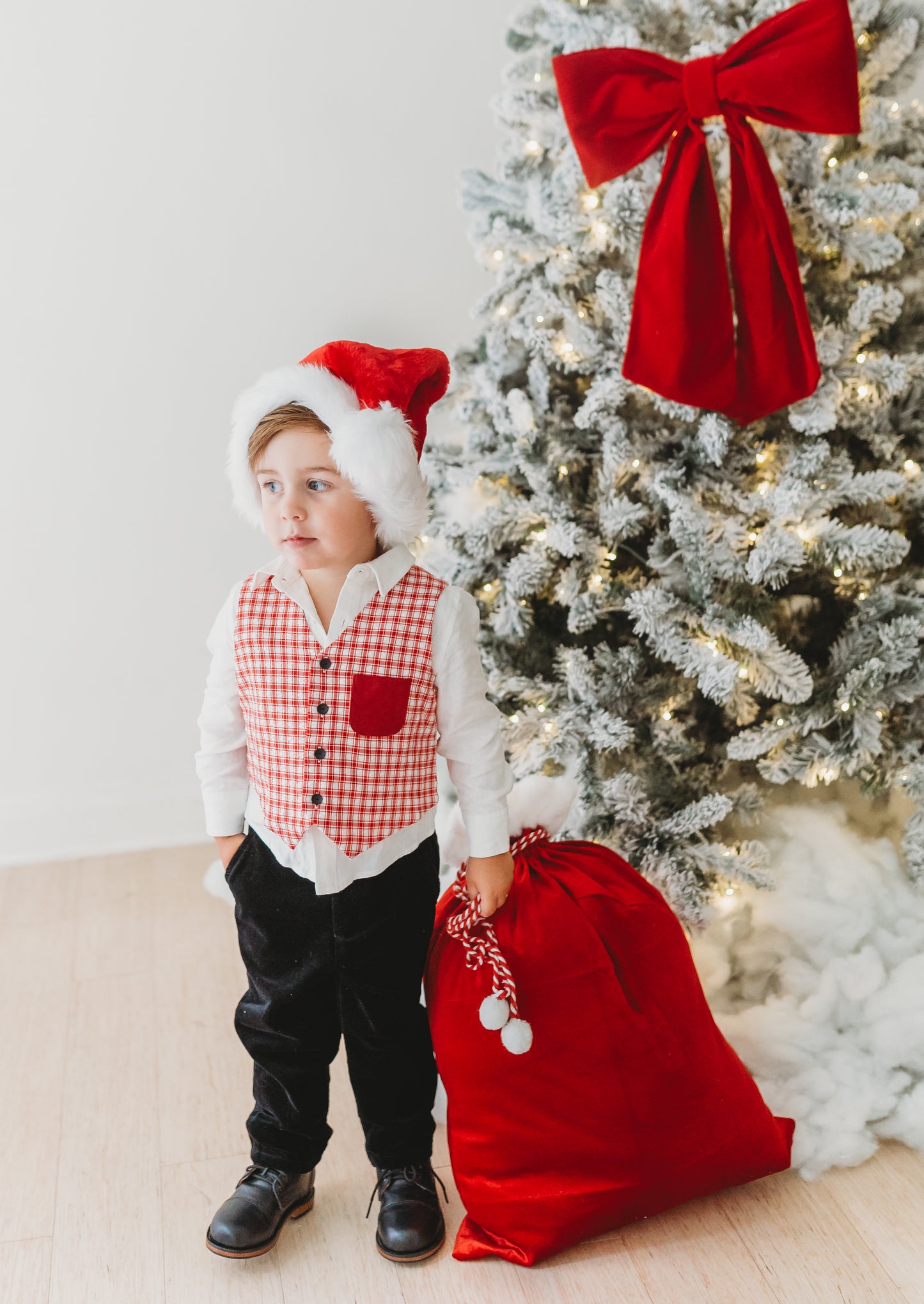 Boys Vest - The Claus and Co Collection - PREORDER
