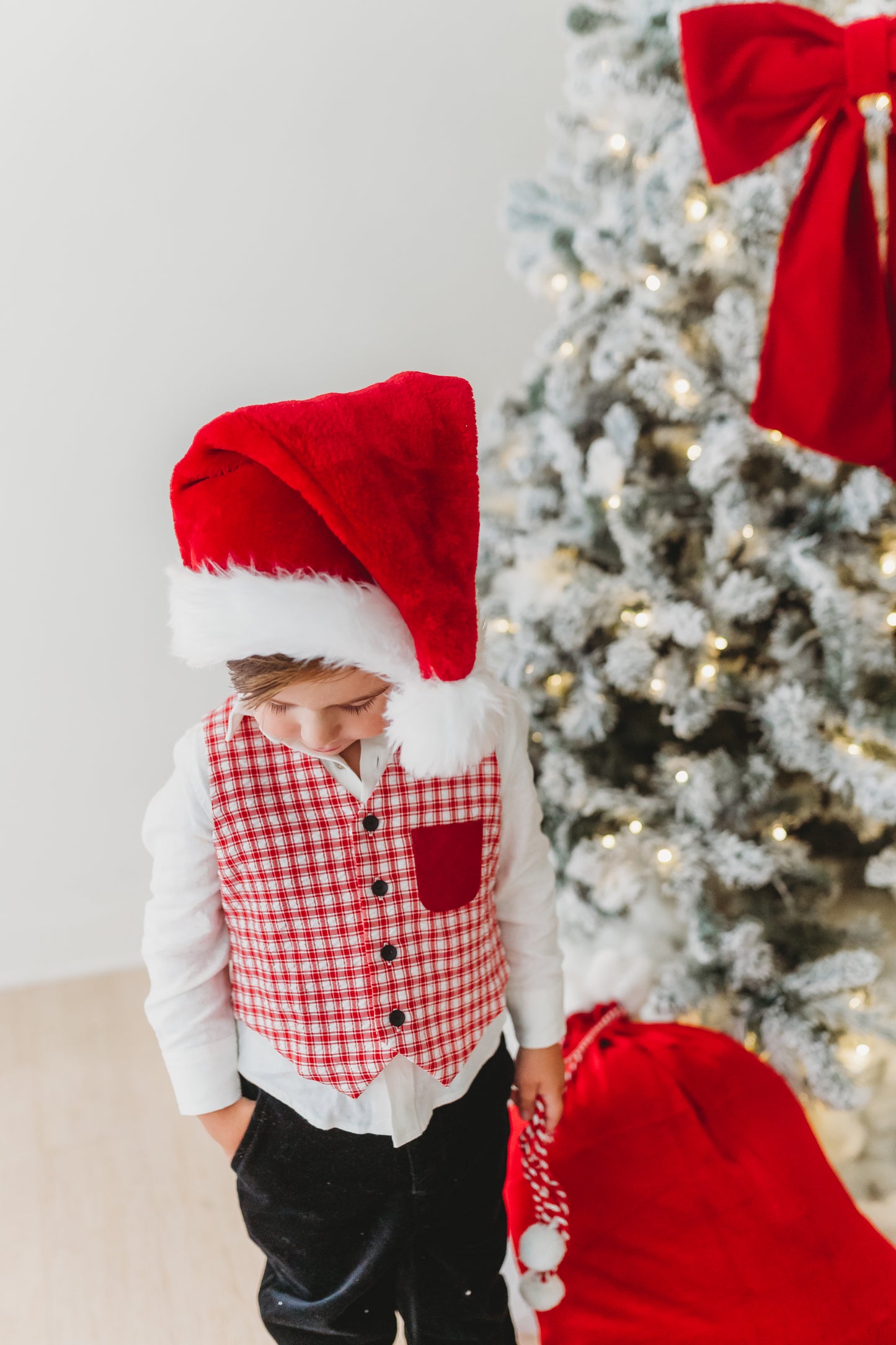 Boys Vest - The Claus and Co Collection - PREORDER
