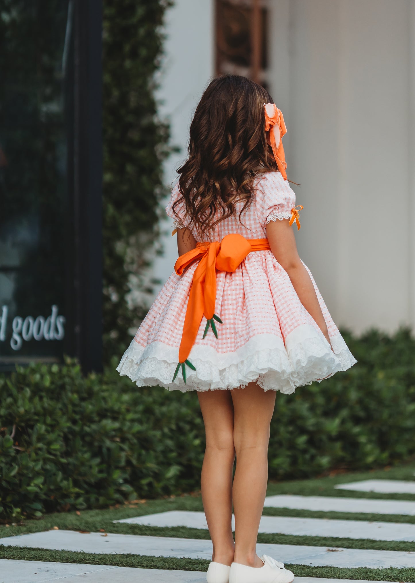 Jordynโs Easter Garden Petti Skirt dress