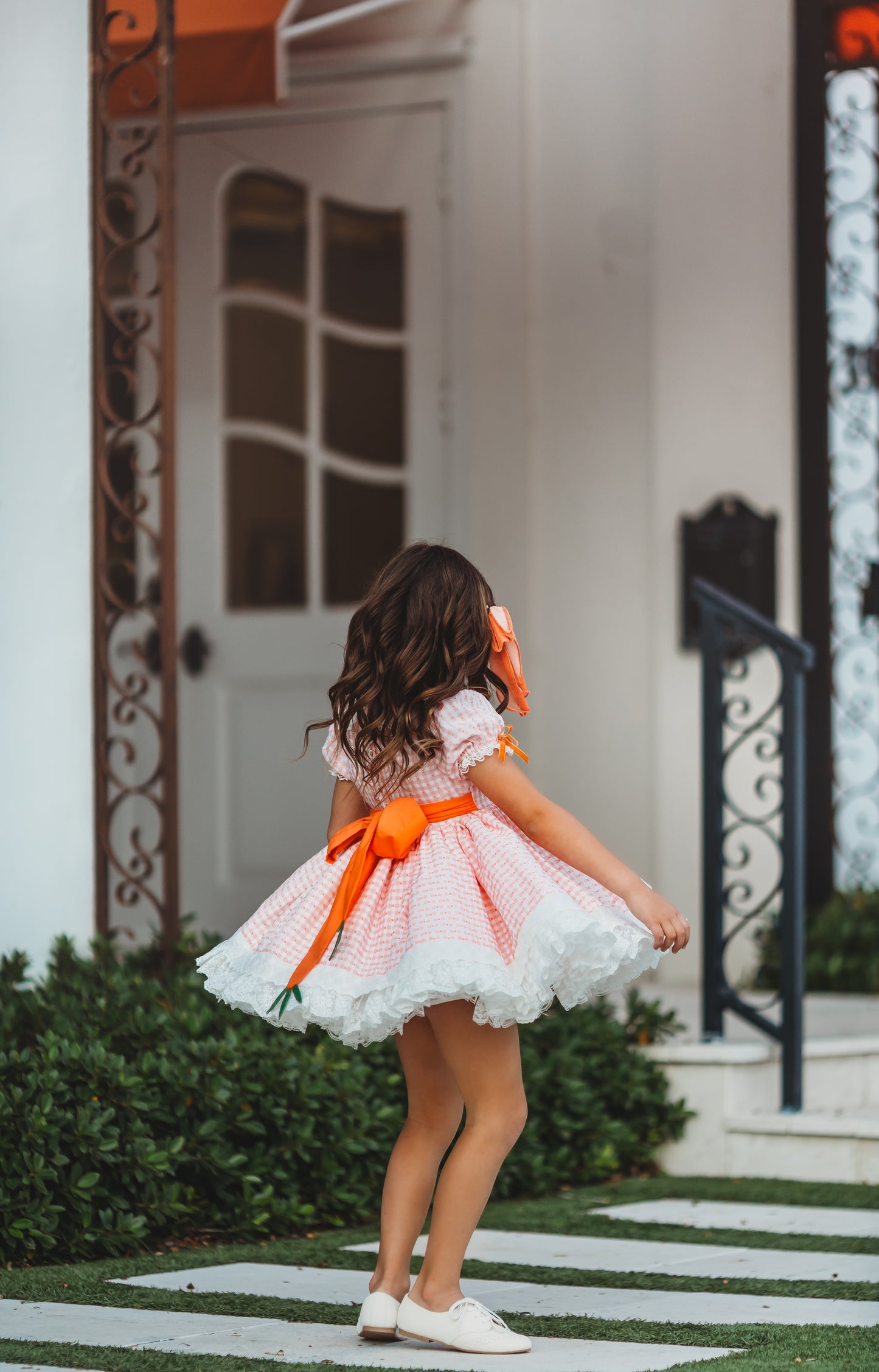 Jordynโs Easter Garden Petti Skirt dress