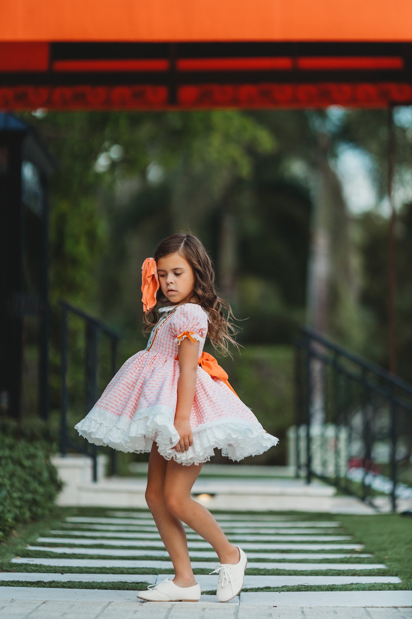 Jordynโs Easter Garden Petti Skirt dress