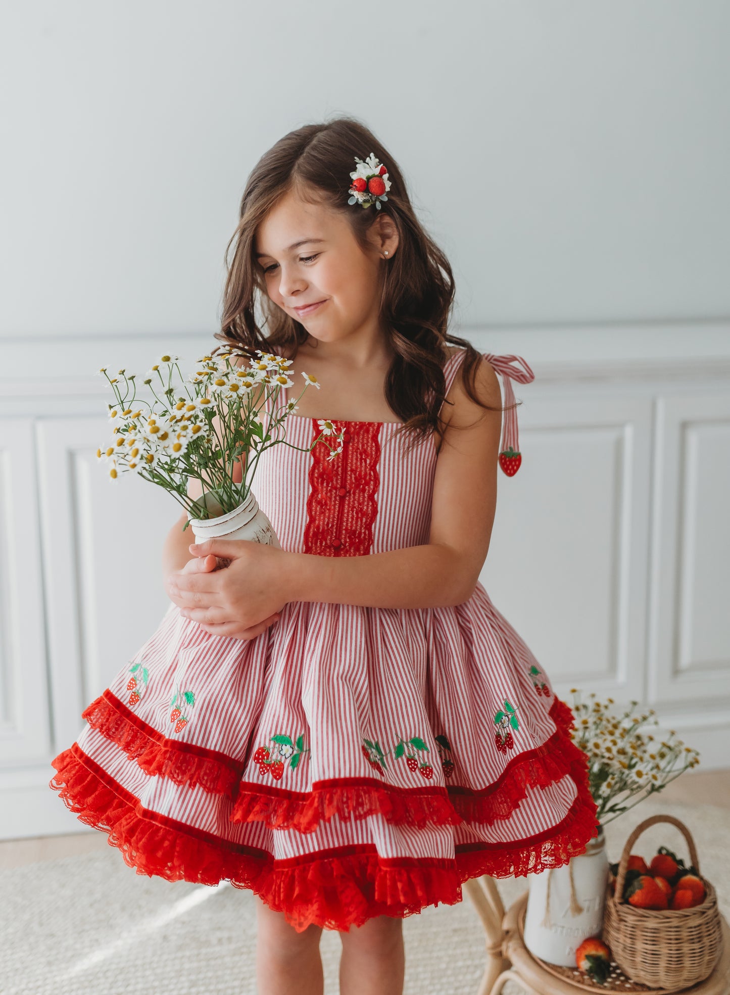Sunkissed Strawberry Pettiskirt Dress - PREORDER