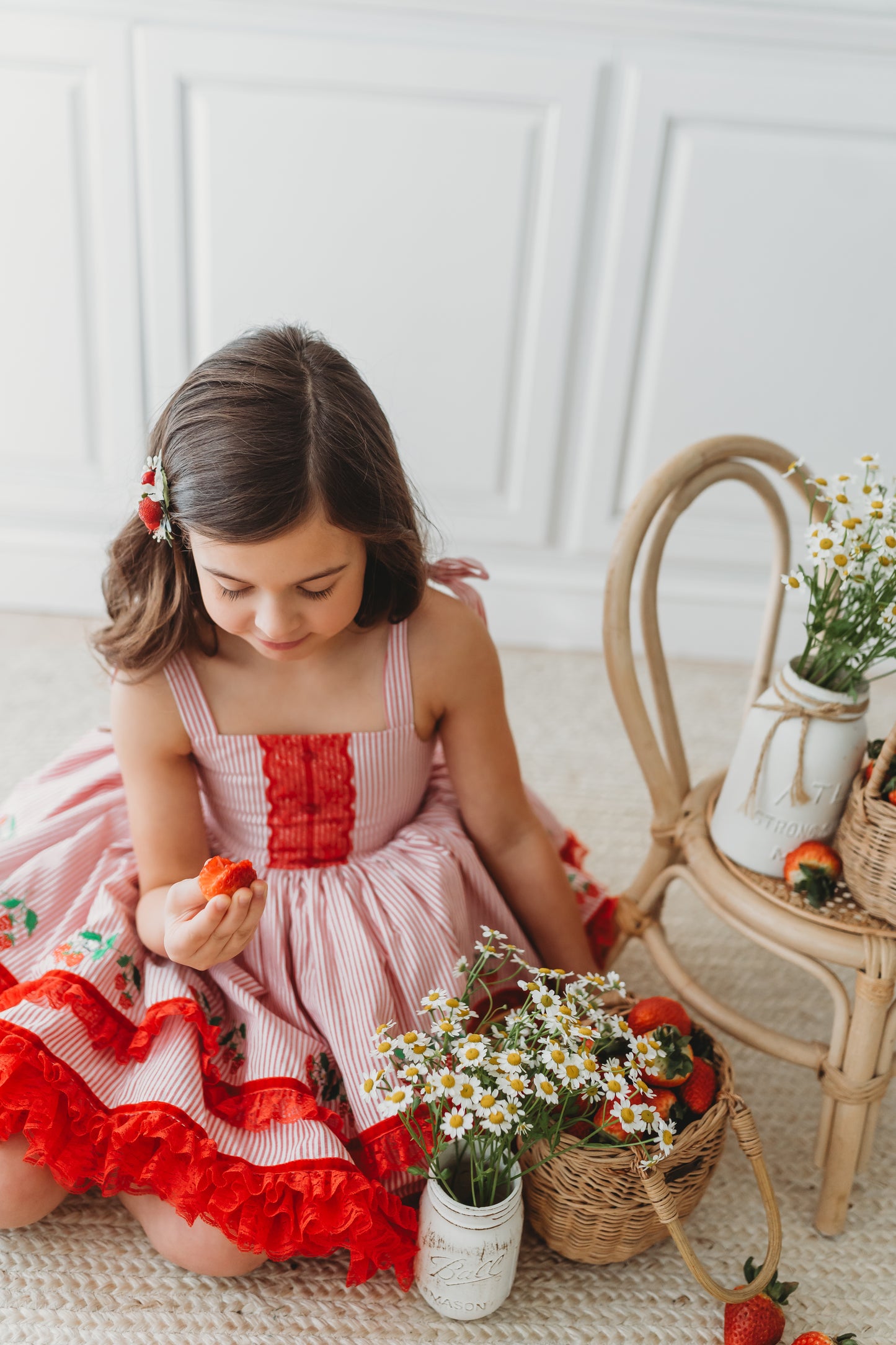 Sunkissed Strawberry Pettiskirt Dress - PREORDER