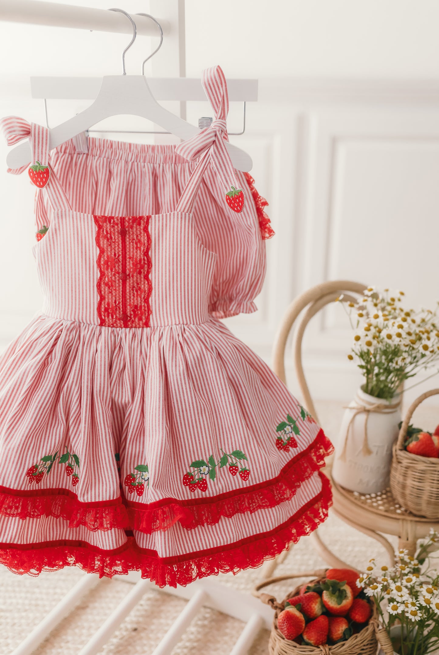 Sunkissed Strawberry Pettiskirt Dress - PREORDER