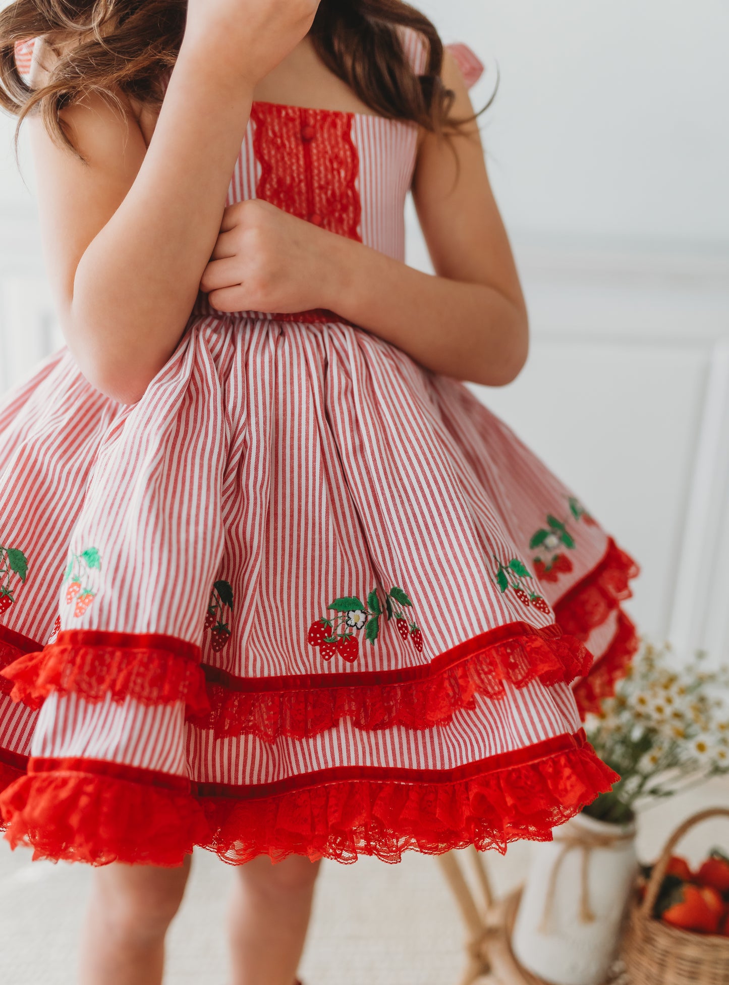 Sunkissed Strawberry Pettiskirt Dress - PREORDER