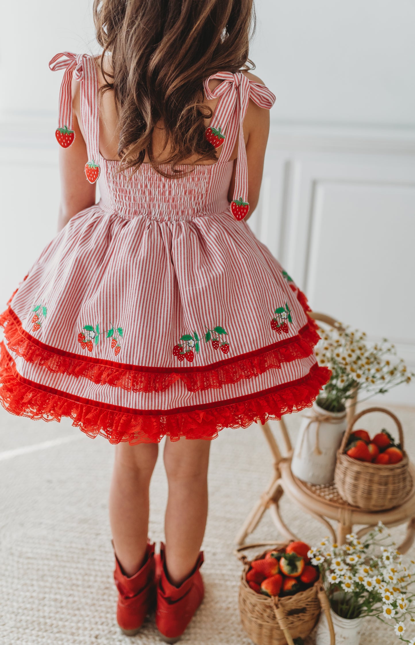 Sunkissed Strawberry Pettiskirt Dress - PREORDER