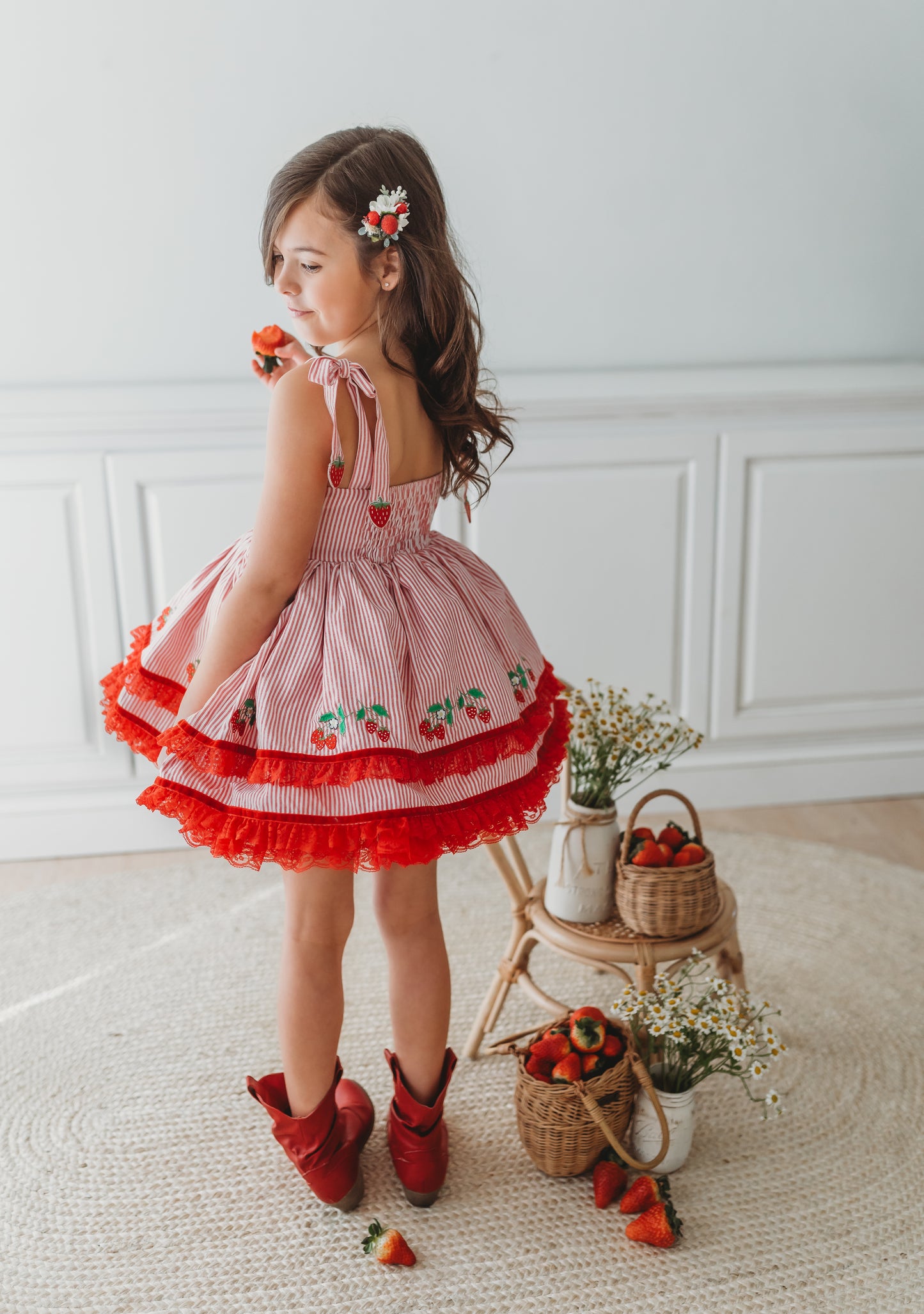 Sunkissed Strawberry Pettiskirt Dress - PREORDER