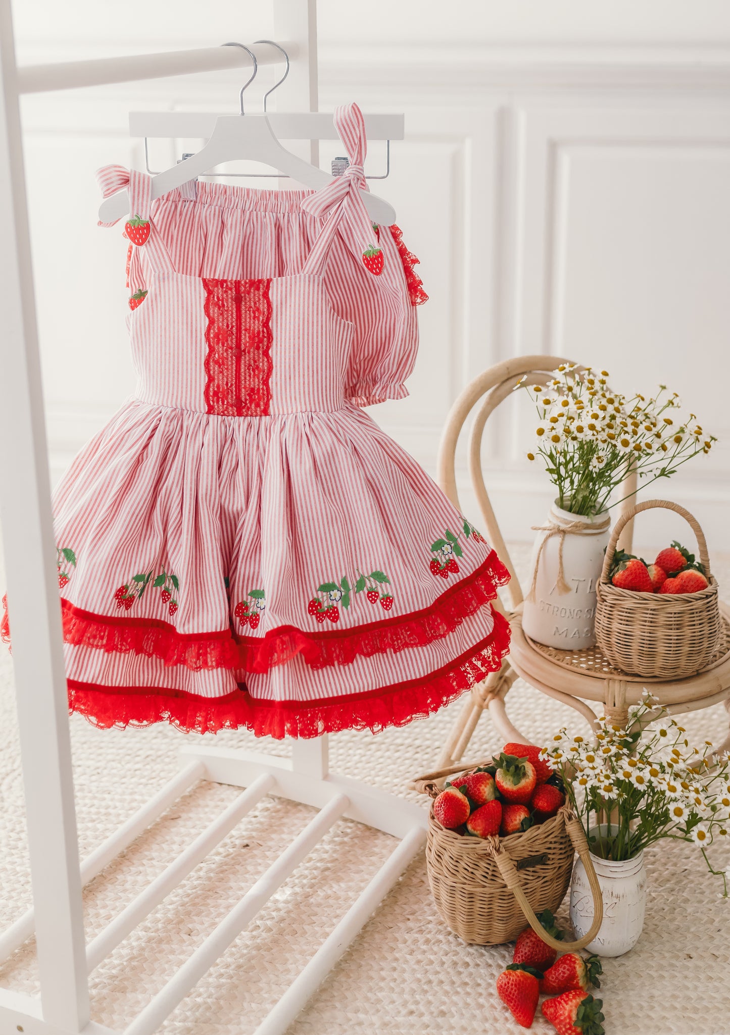 Sunkissed Strawberry Pettiskirt Dress - PREORDER