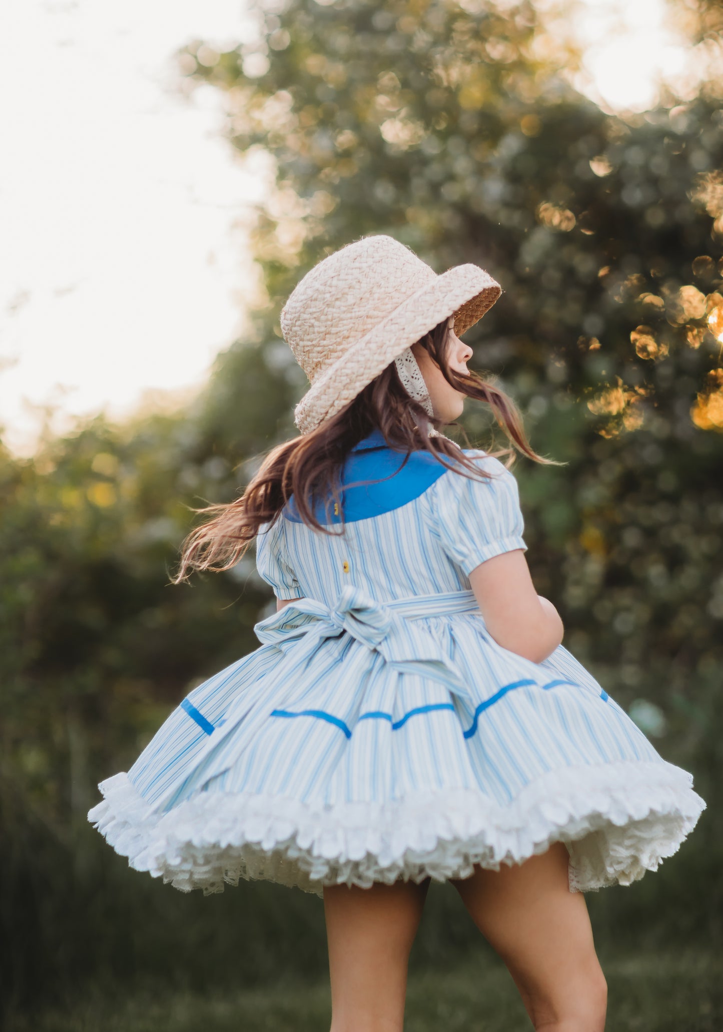 You Are My Sunshine Pettiskirt Dress and Blooms - READY TO SHIP