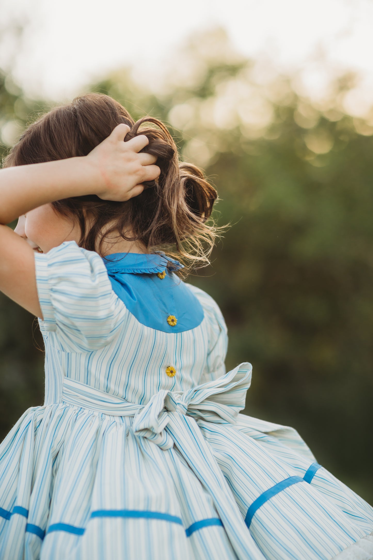 You Are My Sunshine Pettiskirt Dress and Blooms - READY TO SHIP