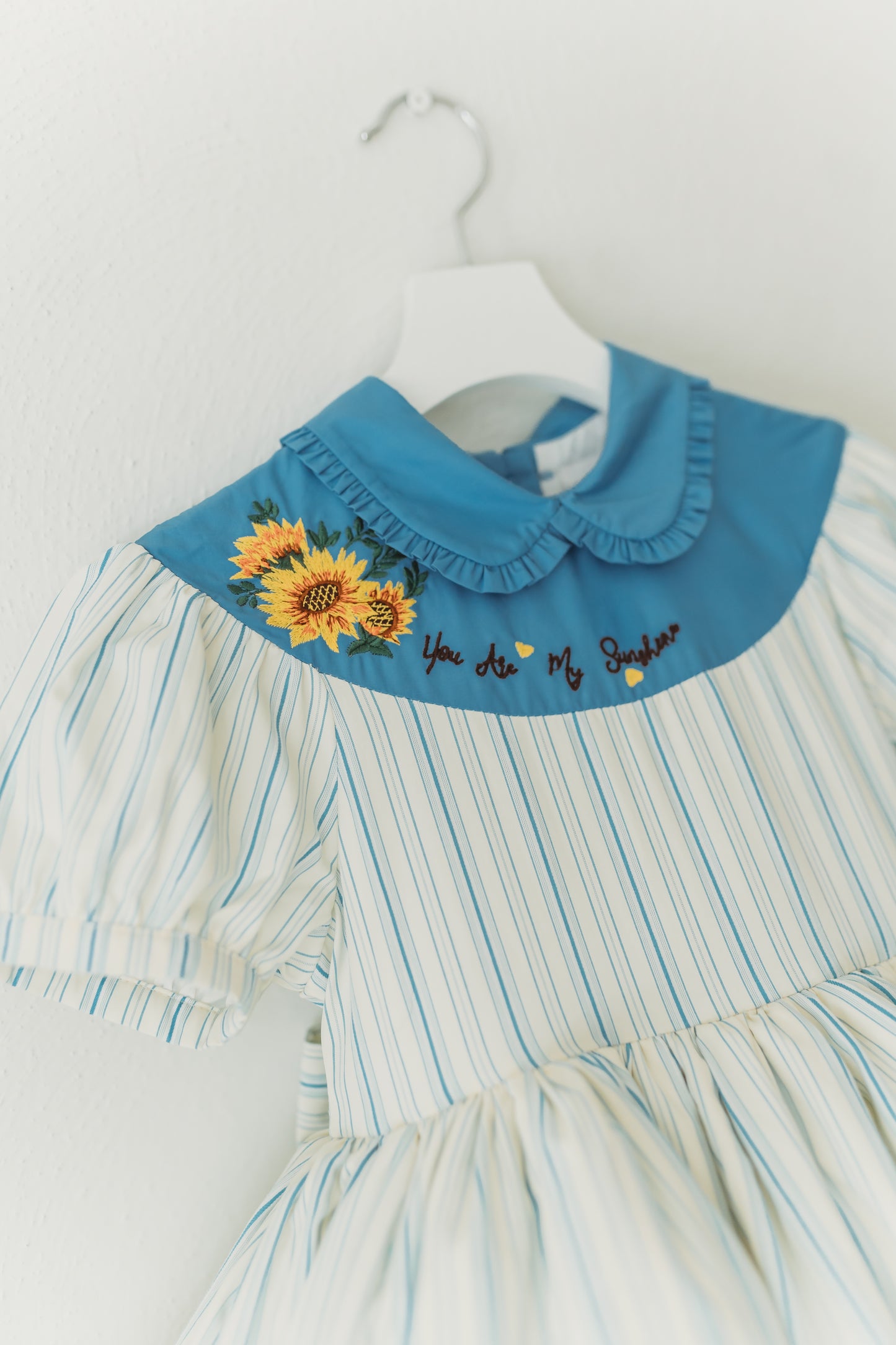 You Are My Sunshine Pettiskirt Dress and Blooms - READY TO SHIP