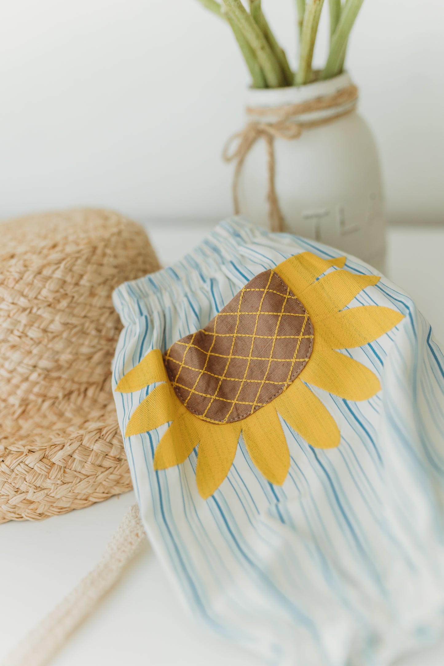 You Are My Sunshine Pettiskirt Dress and Blooms - READY TO SHIP