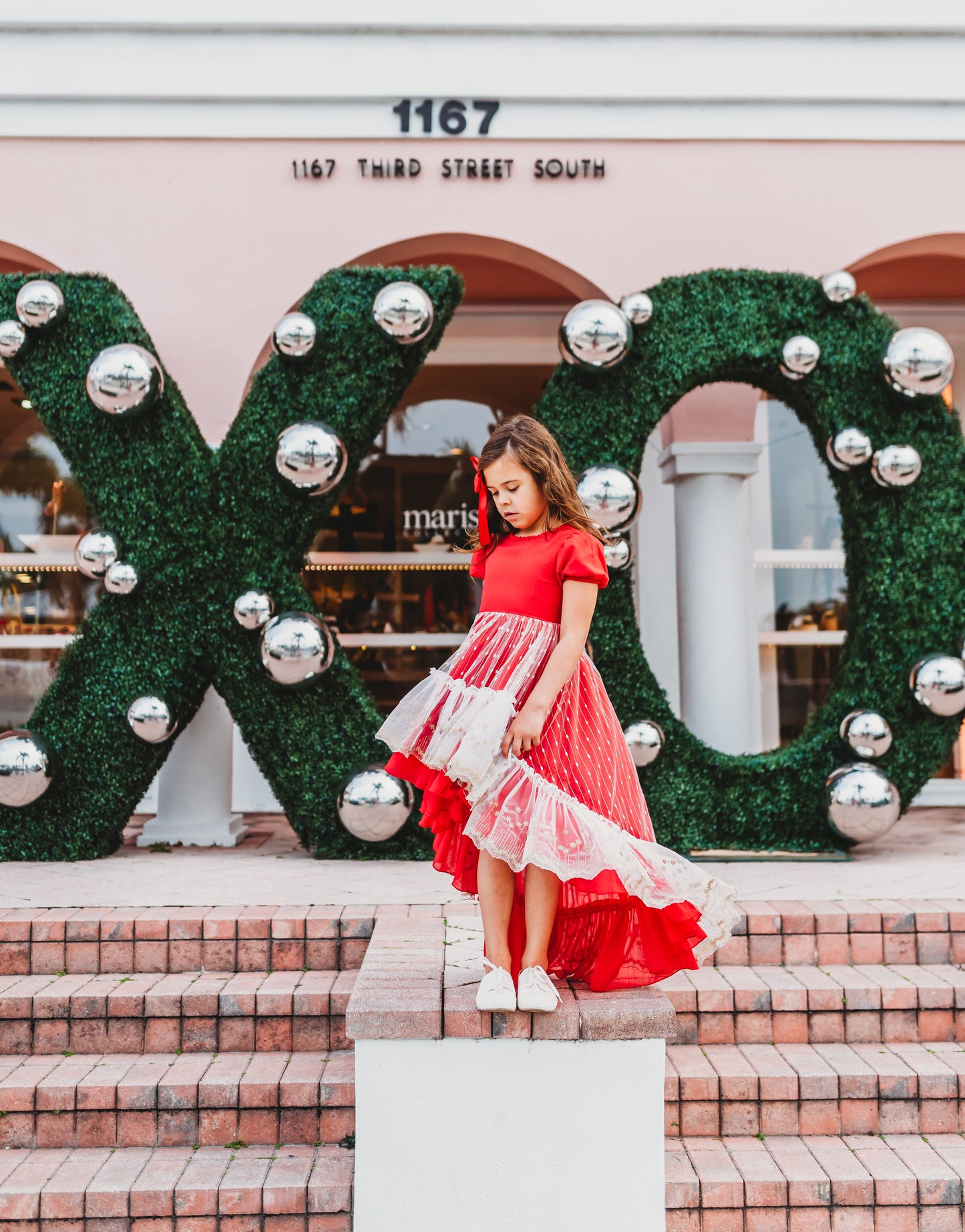 Madeline's Enchanted Ruby Holiday dress - READY TO SHIP