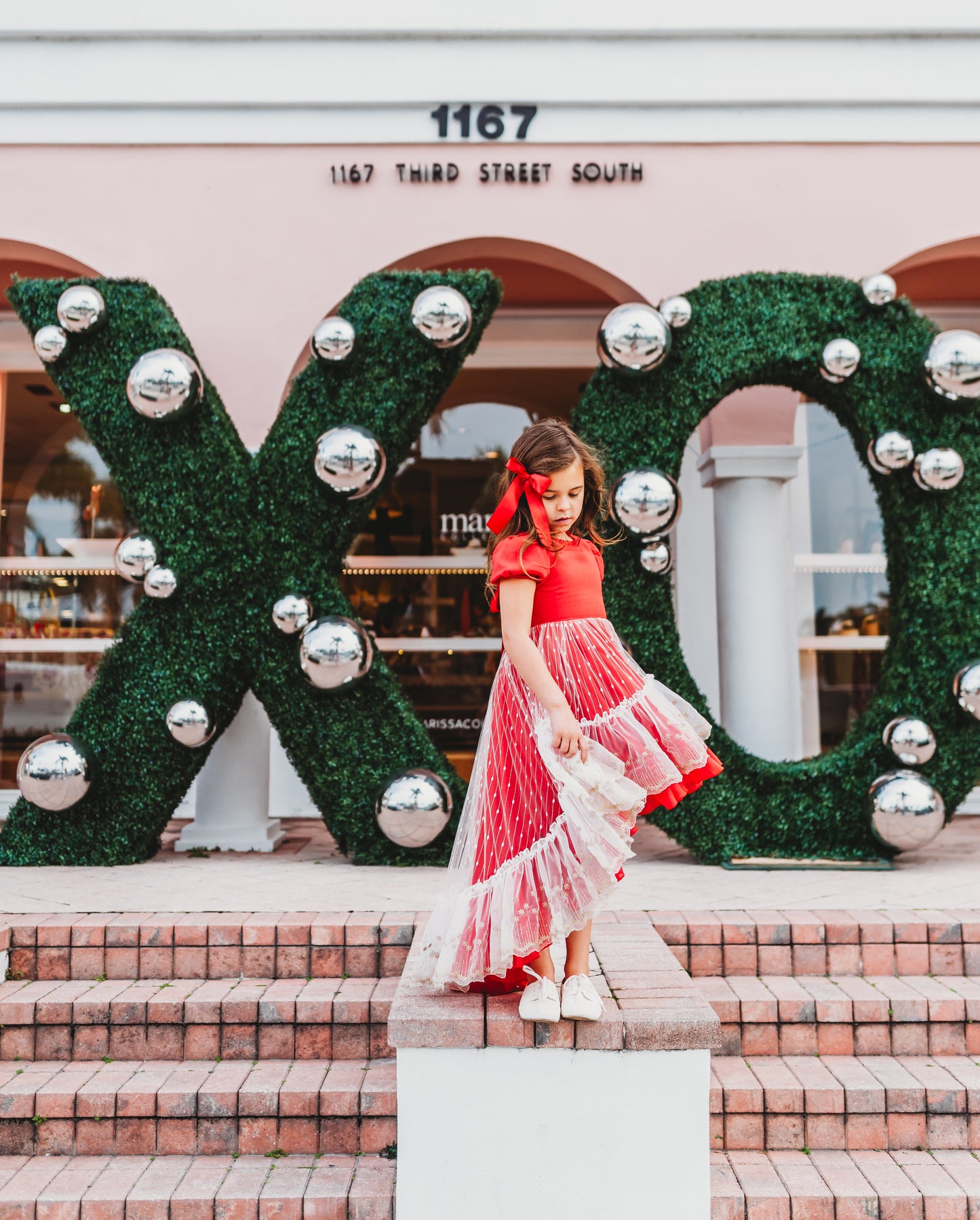Madeline's Enchanted Ruby Holiday dress - READY TO SHIP