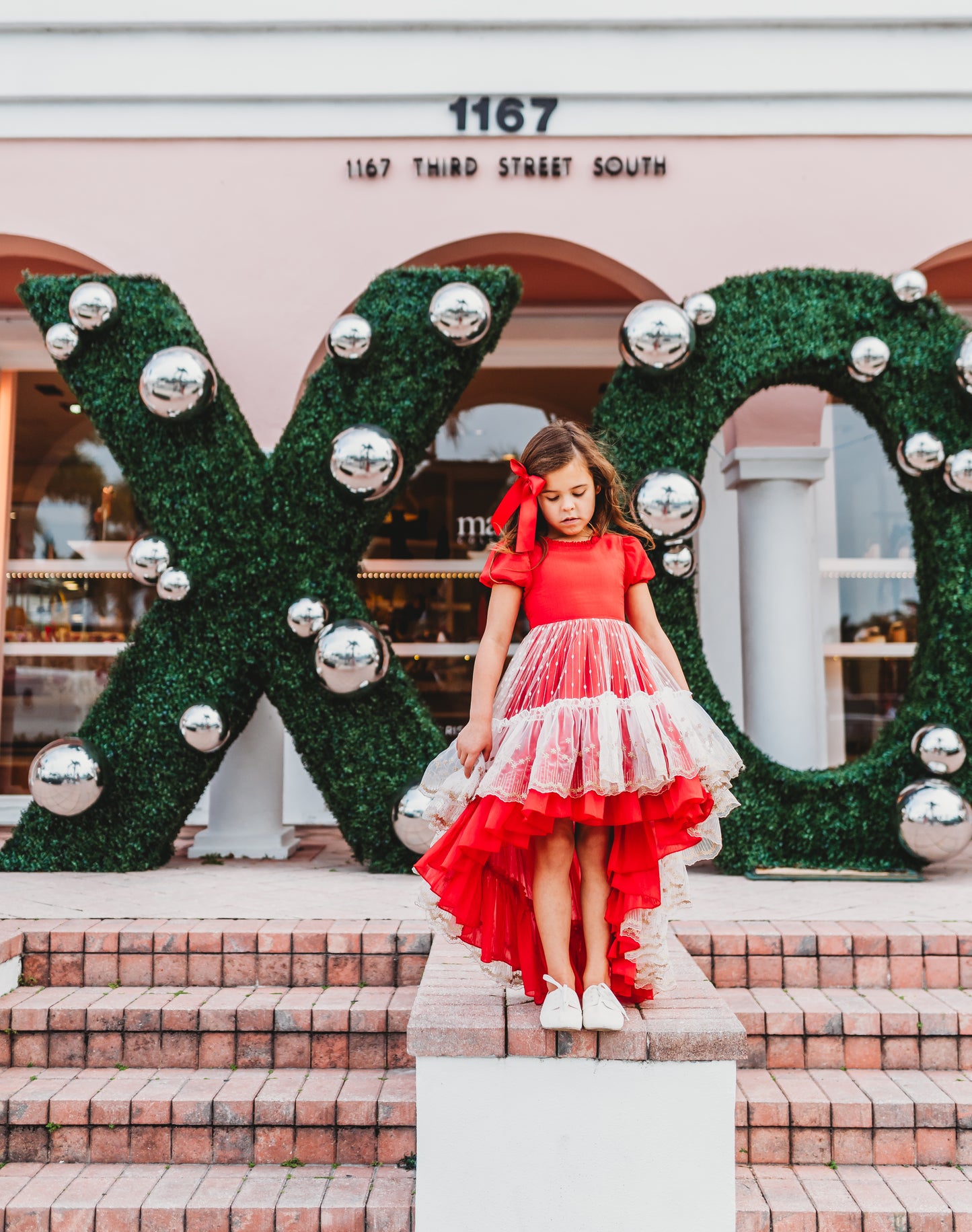 Madeline's Enchanted Ruby Holiday dress - READY TO SHIP