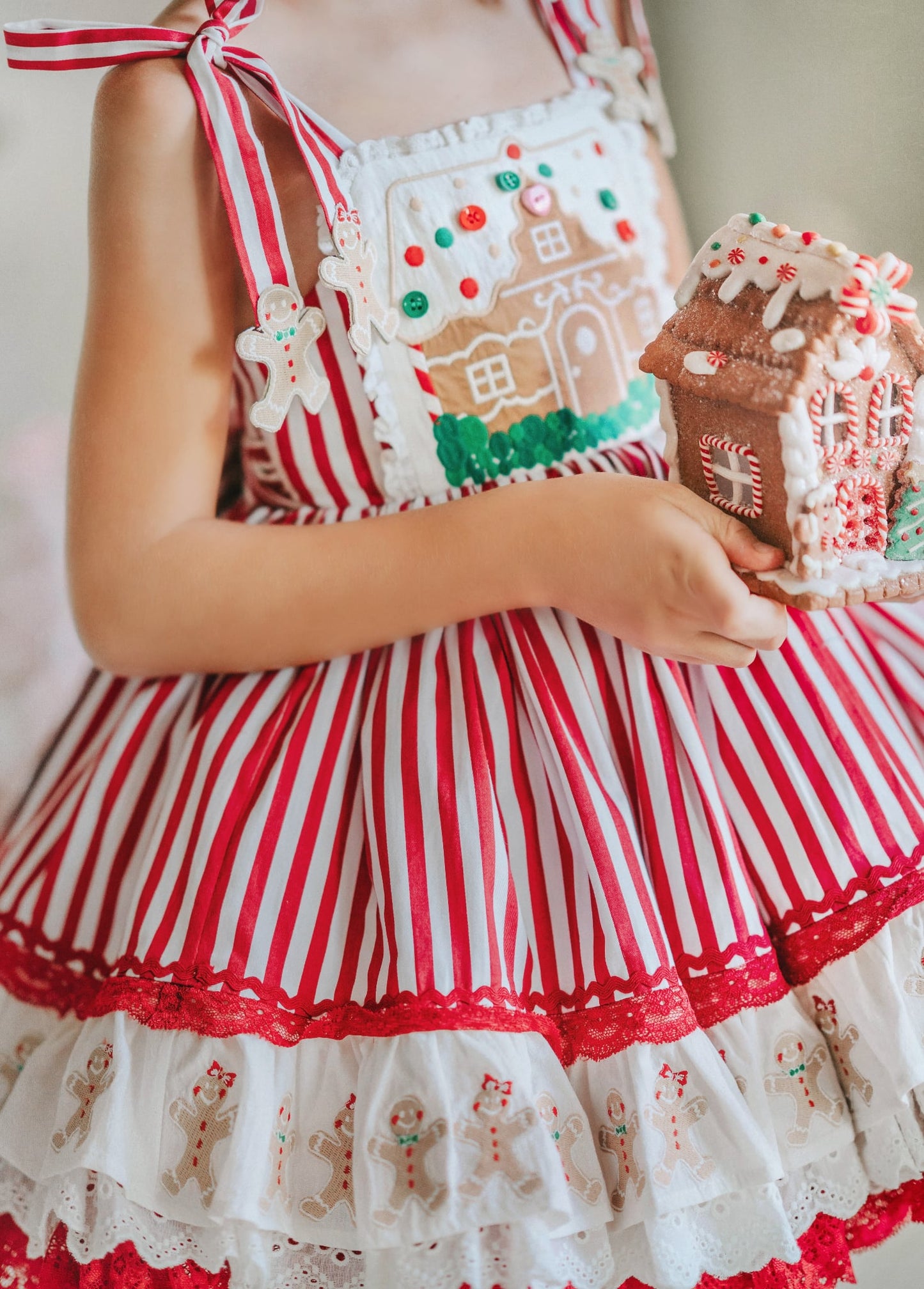 Gingerbread Snap Twirl Pettiskirt Dress - PREORDER