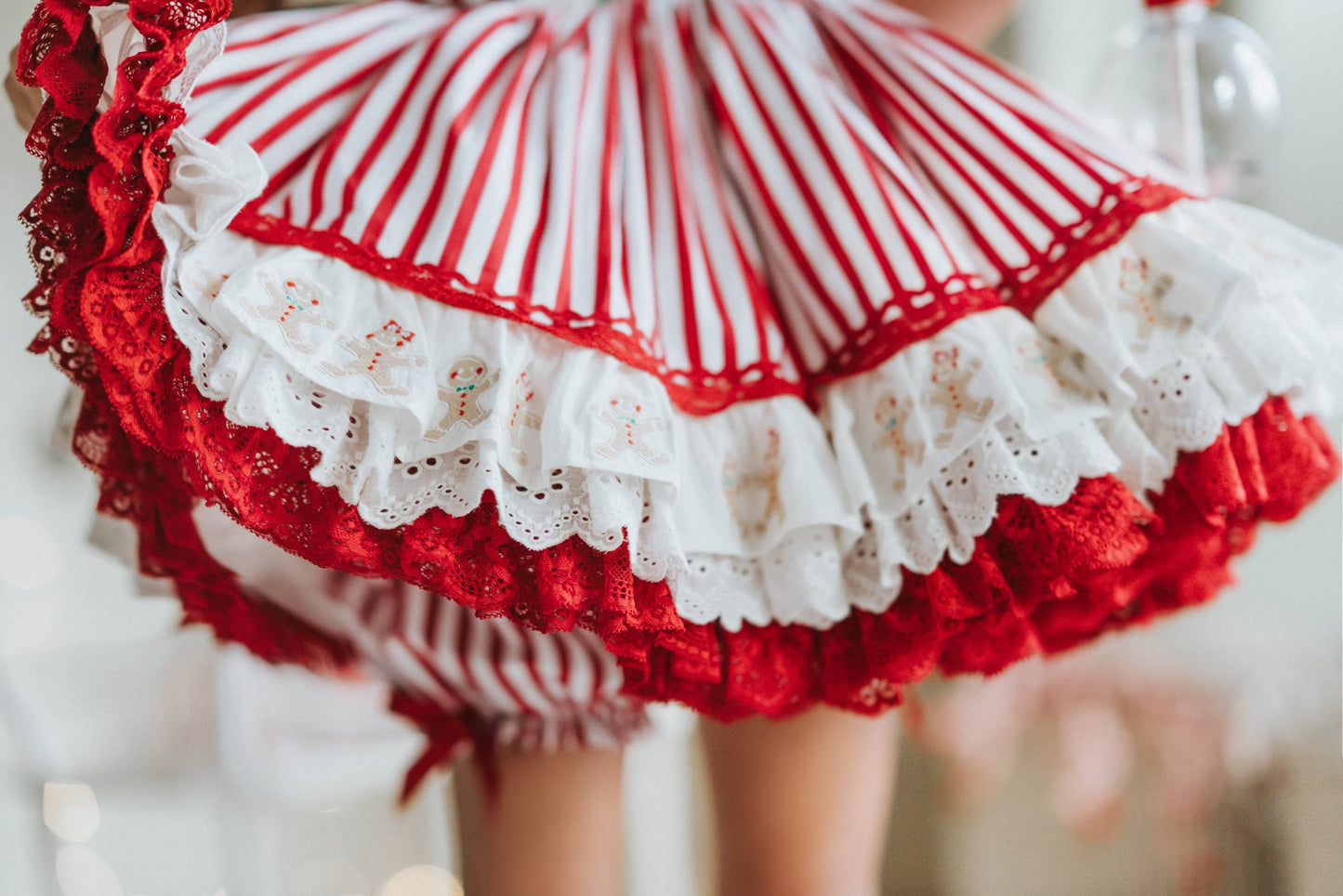 Gingerbread Snap Twirl Pettiskirt Dress - PREORDER