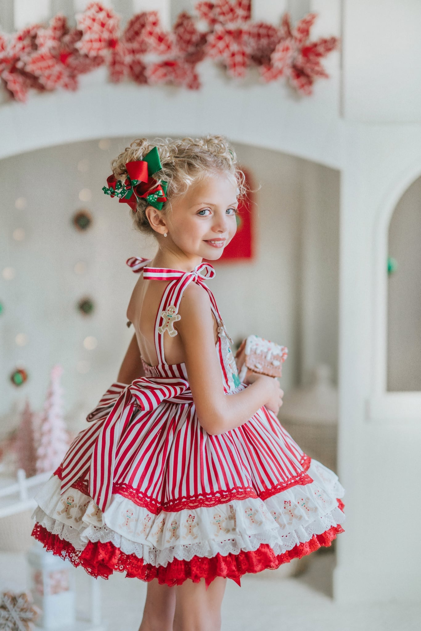 Gingerbread Snap Twirl Pettiskirt Dress - PREORDER