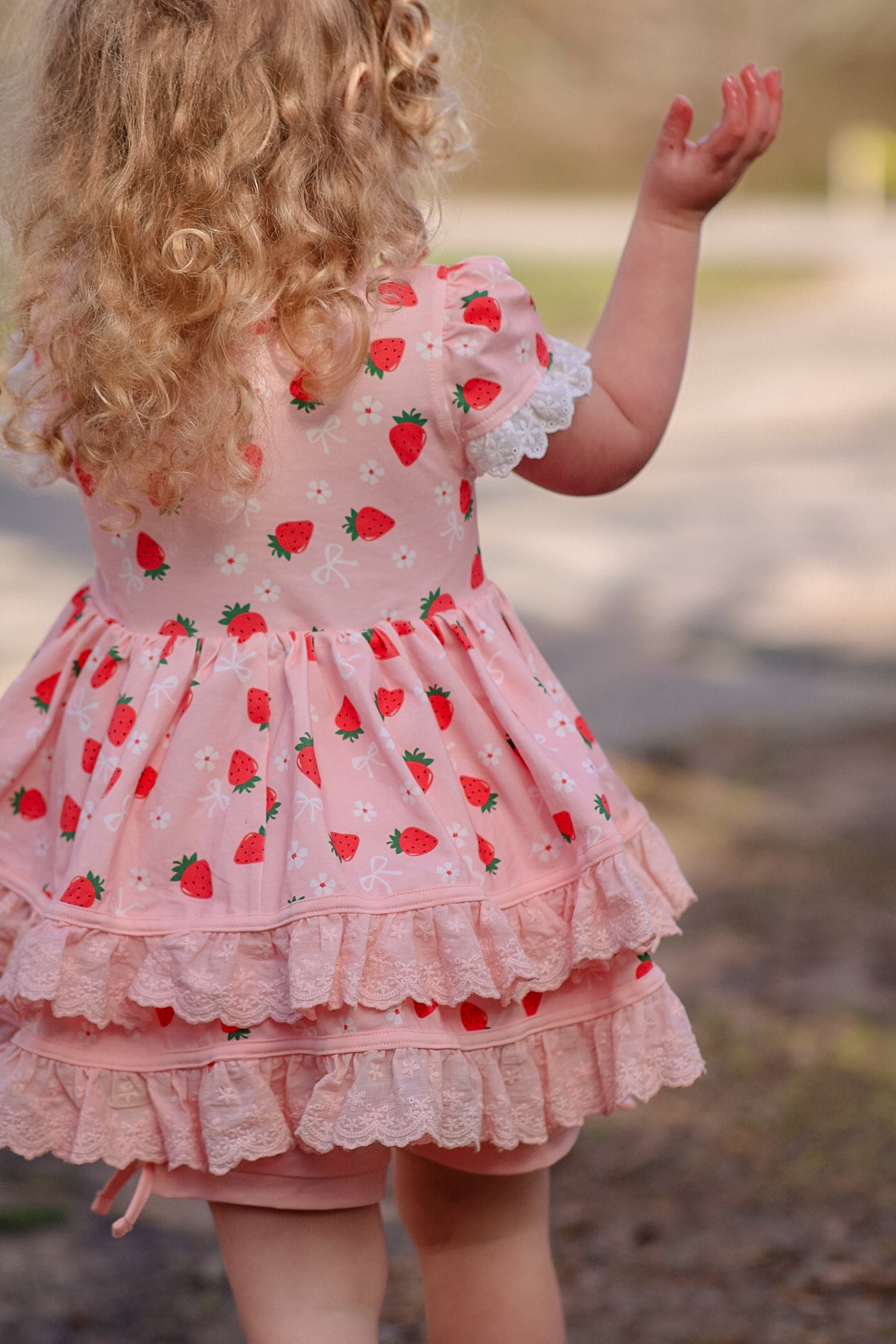 Annie's Berry Bow Bliss Tunic Knit Dress set - PREORDER