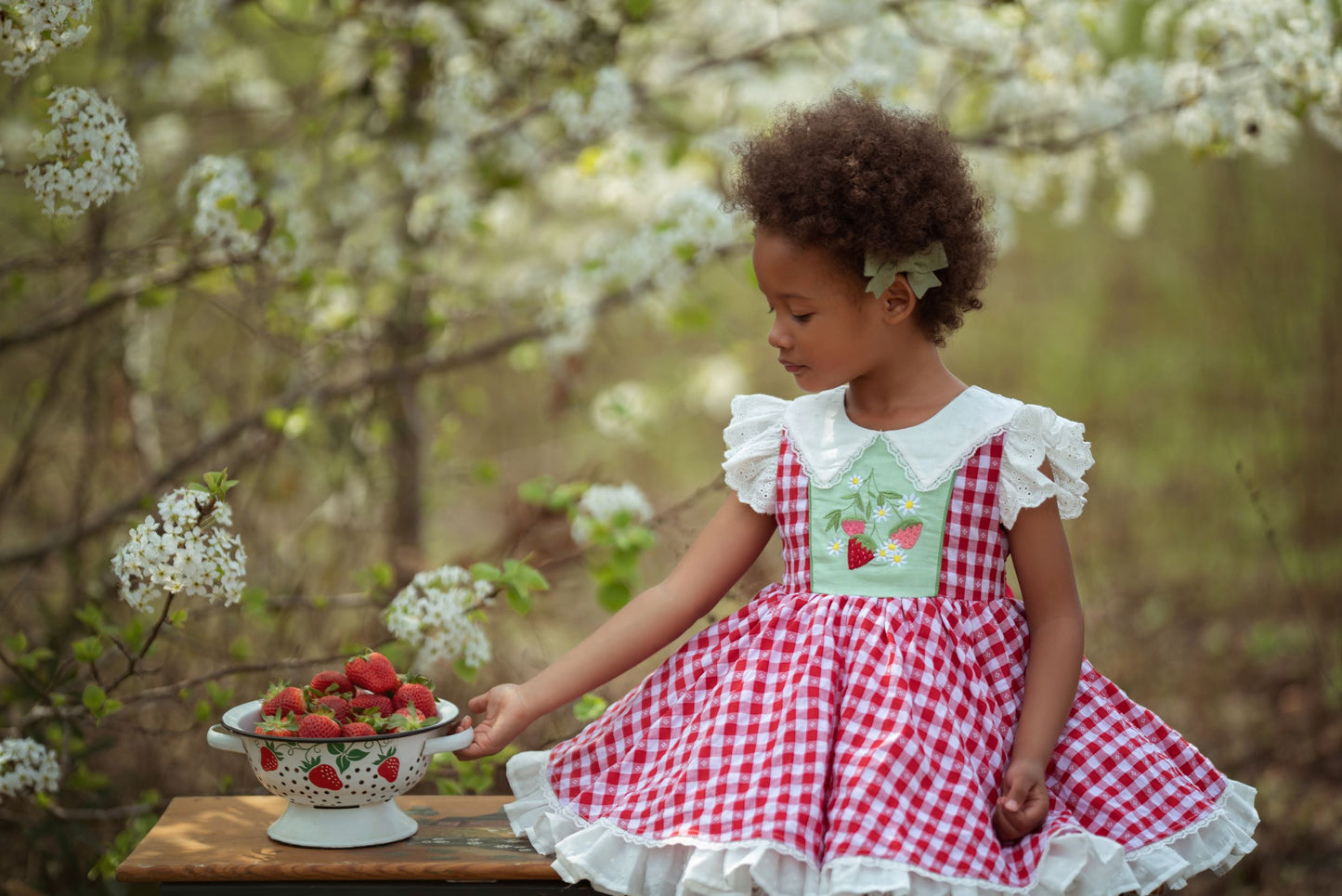 Valentina's Berry Sweet Strawberry Dress