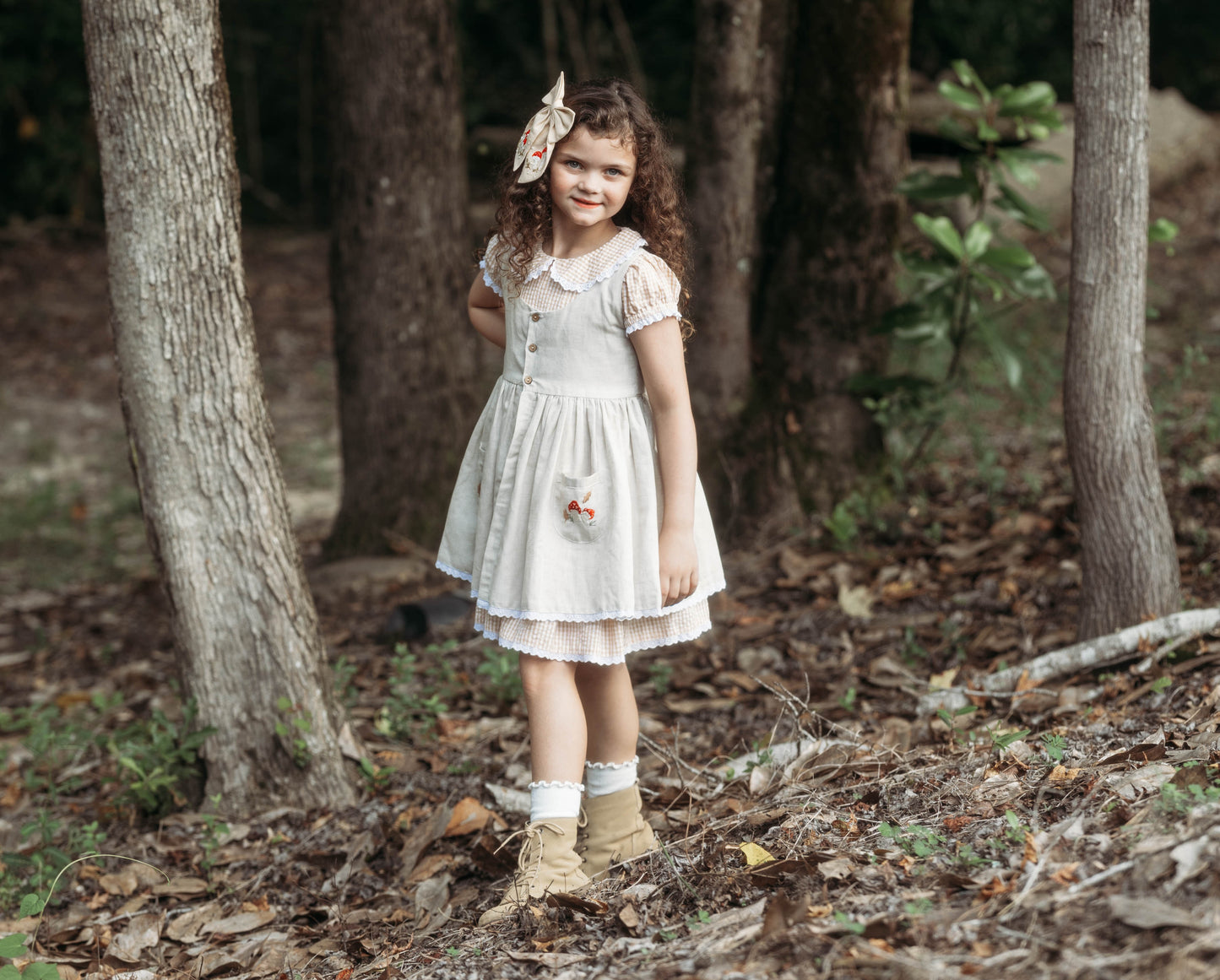 Savannah's Whimsical Woodland Dress