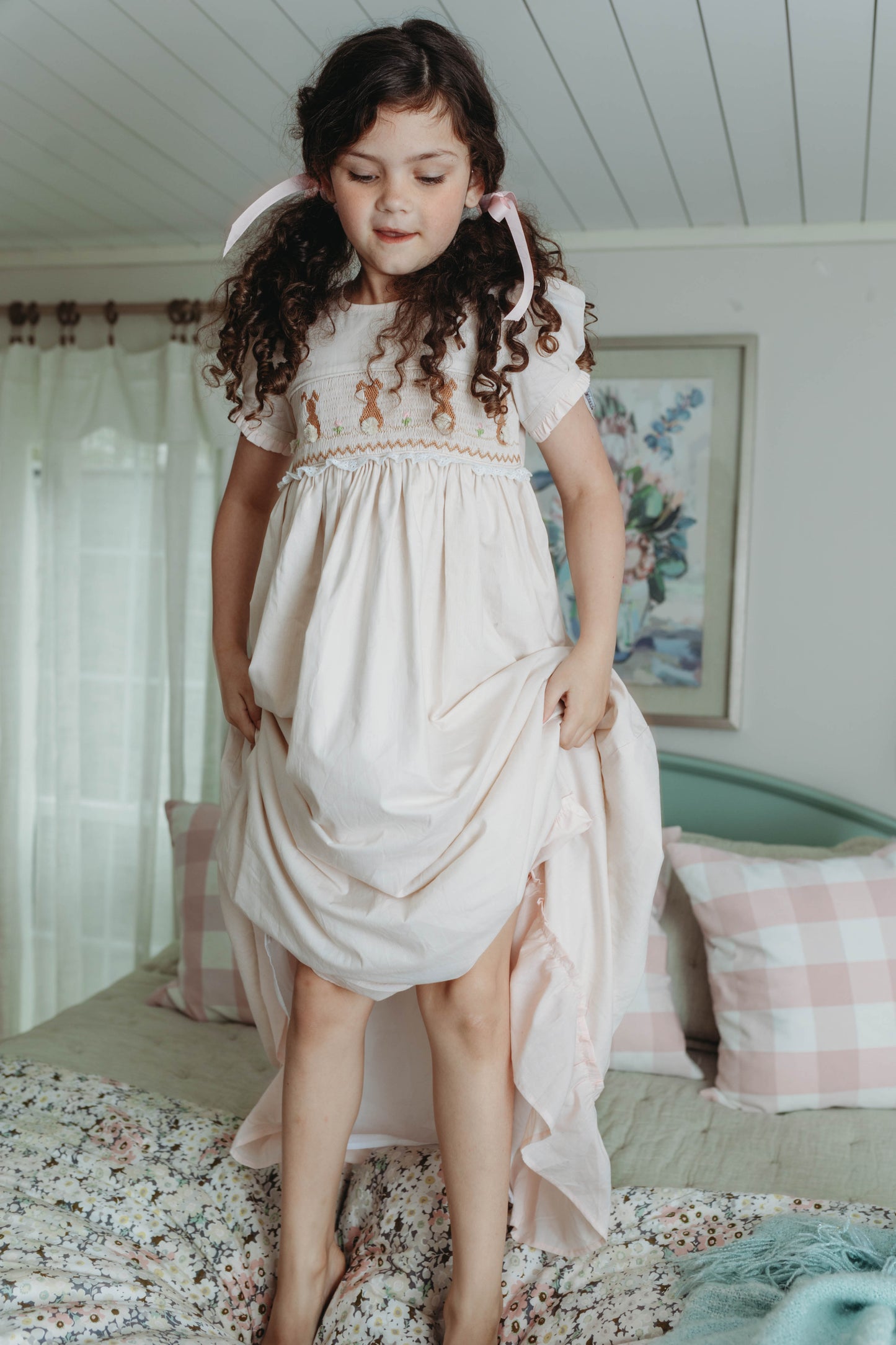 Little Bunny Cottontail Heirloom Vintage Gown