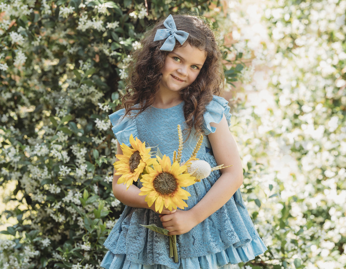 Riley's Vintage Blue Lace Pinafore