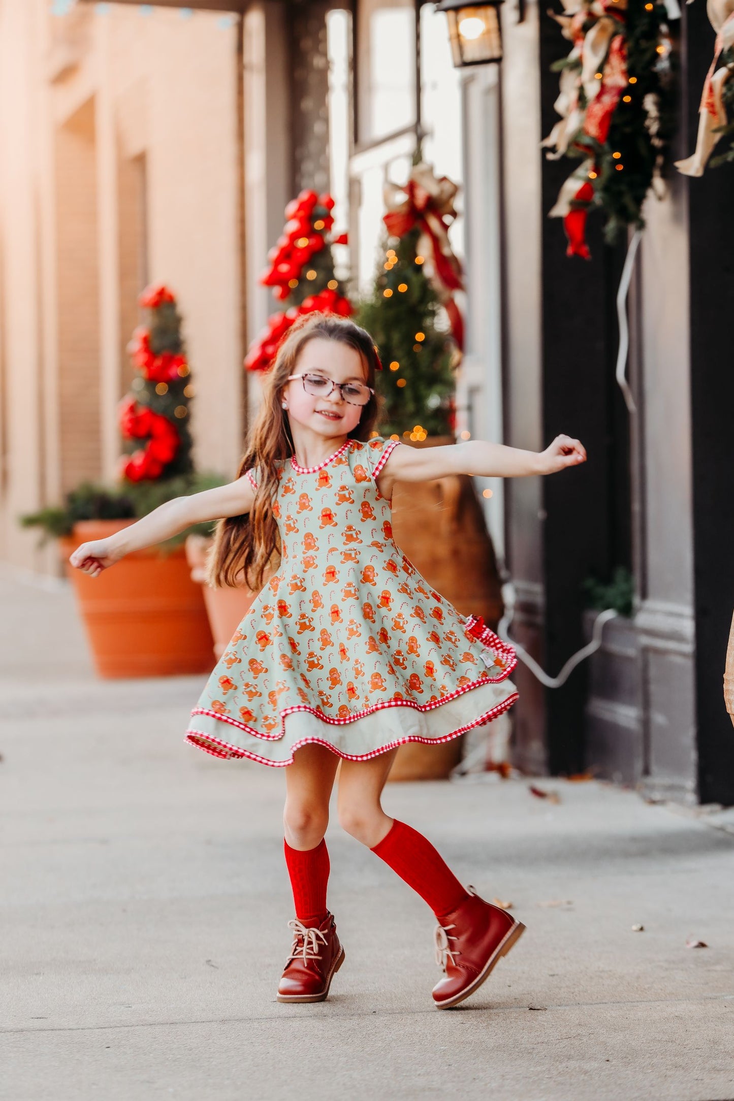 Baking Spirits Bright Gingerbread Knit Dress