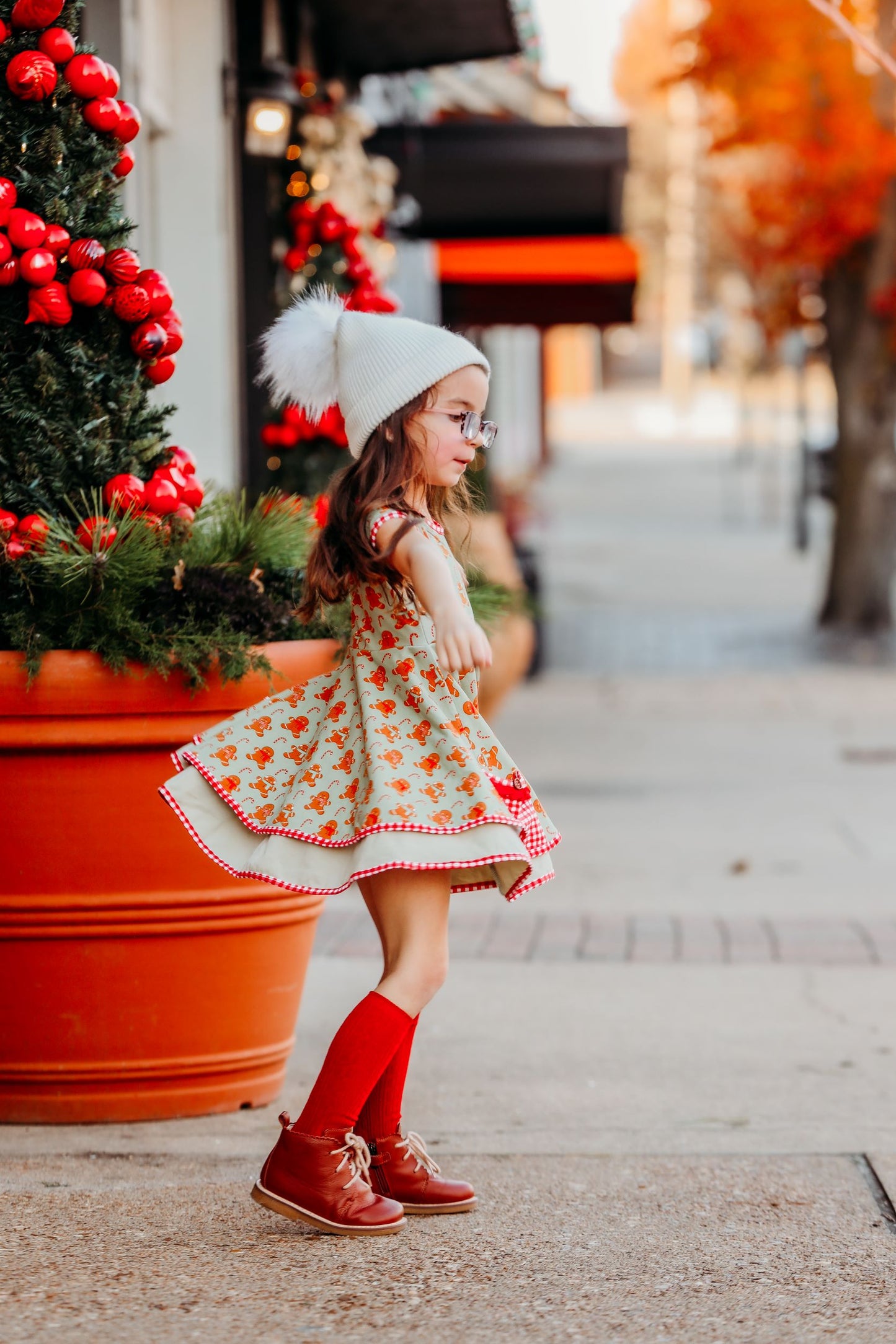 Baking Spirits Bright Gingerbread Knit Dress