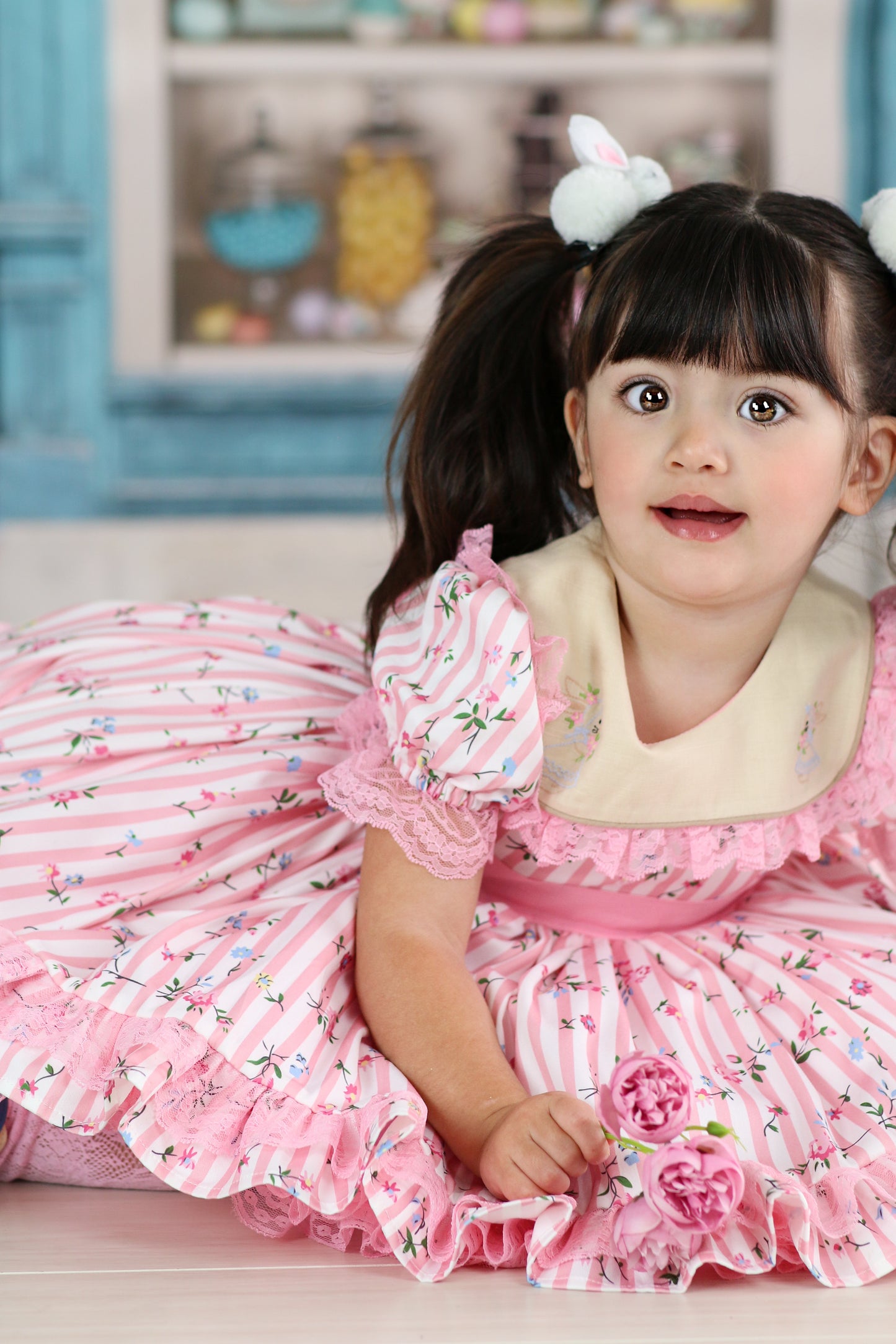 Harlow's Bunny and Blooms Dress
