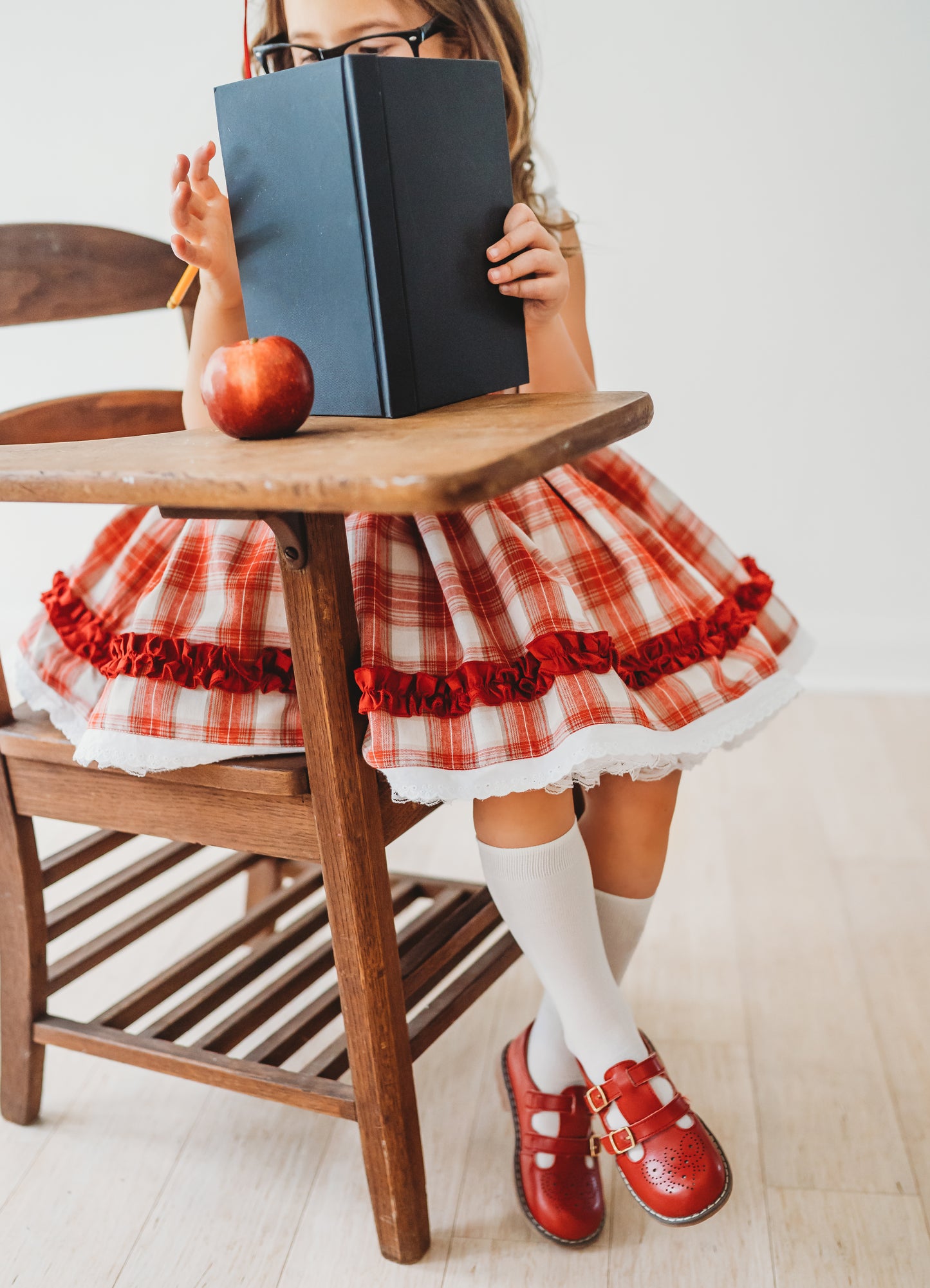 Ivy's "A is for Apple" dress