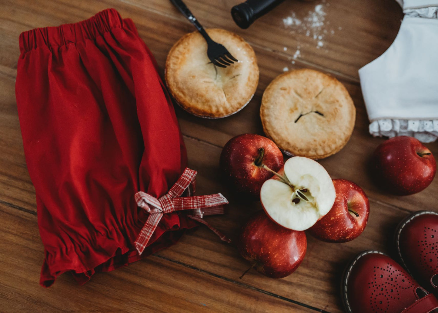 Ivy's "A is for Apple" dress