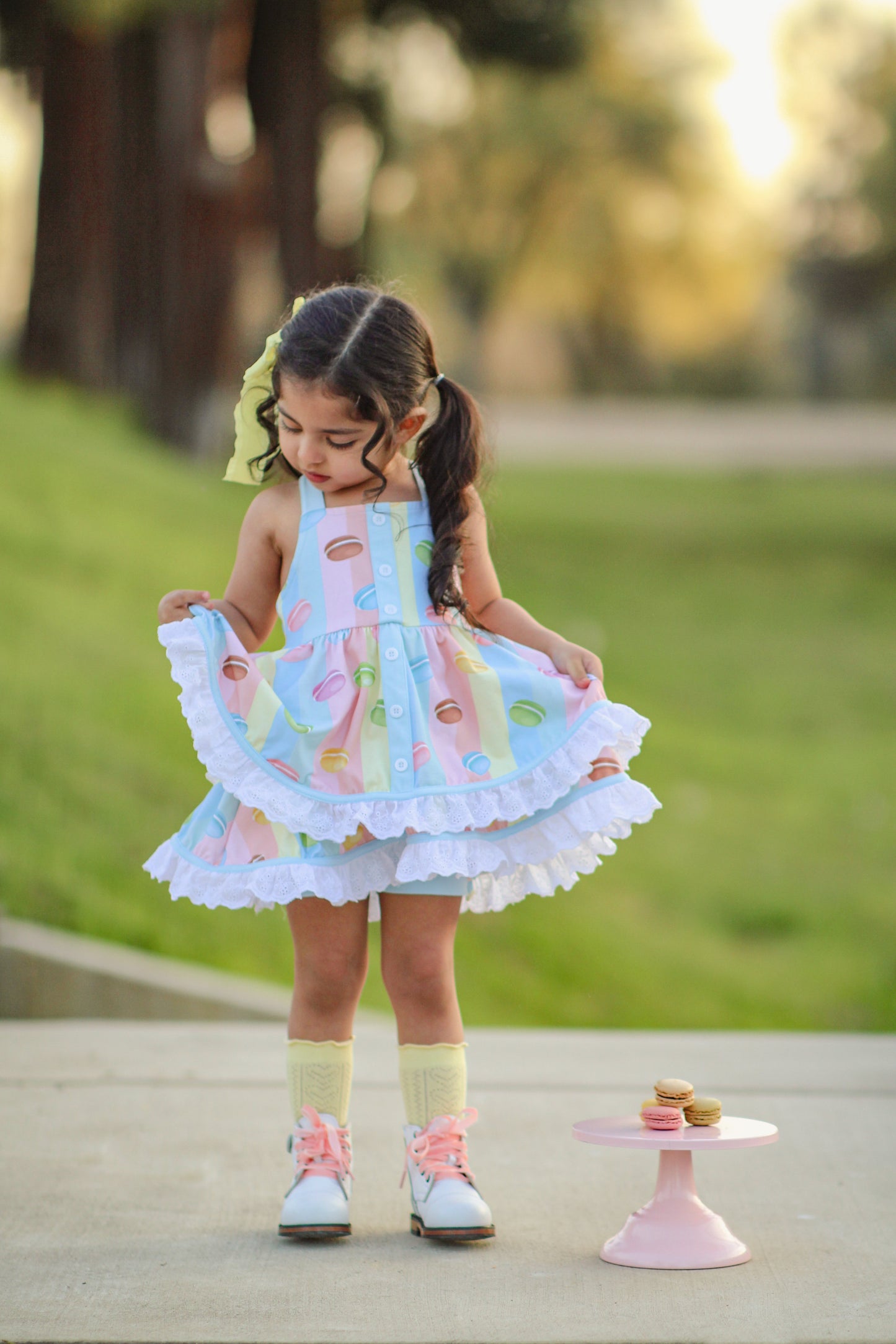 La Petite Macarons Tunic set