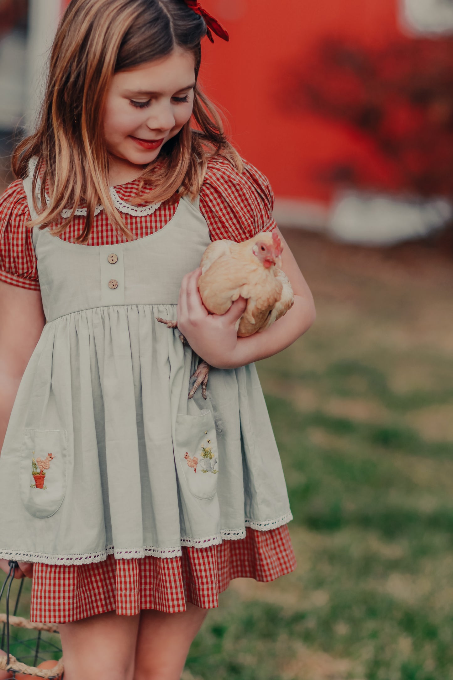 Two Roosters - Bushel and a Peck, Anniversary Dress