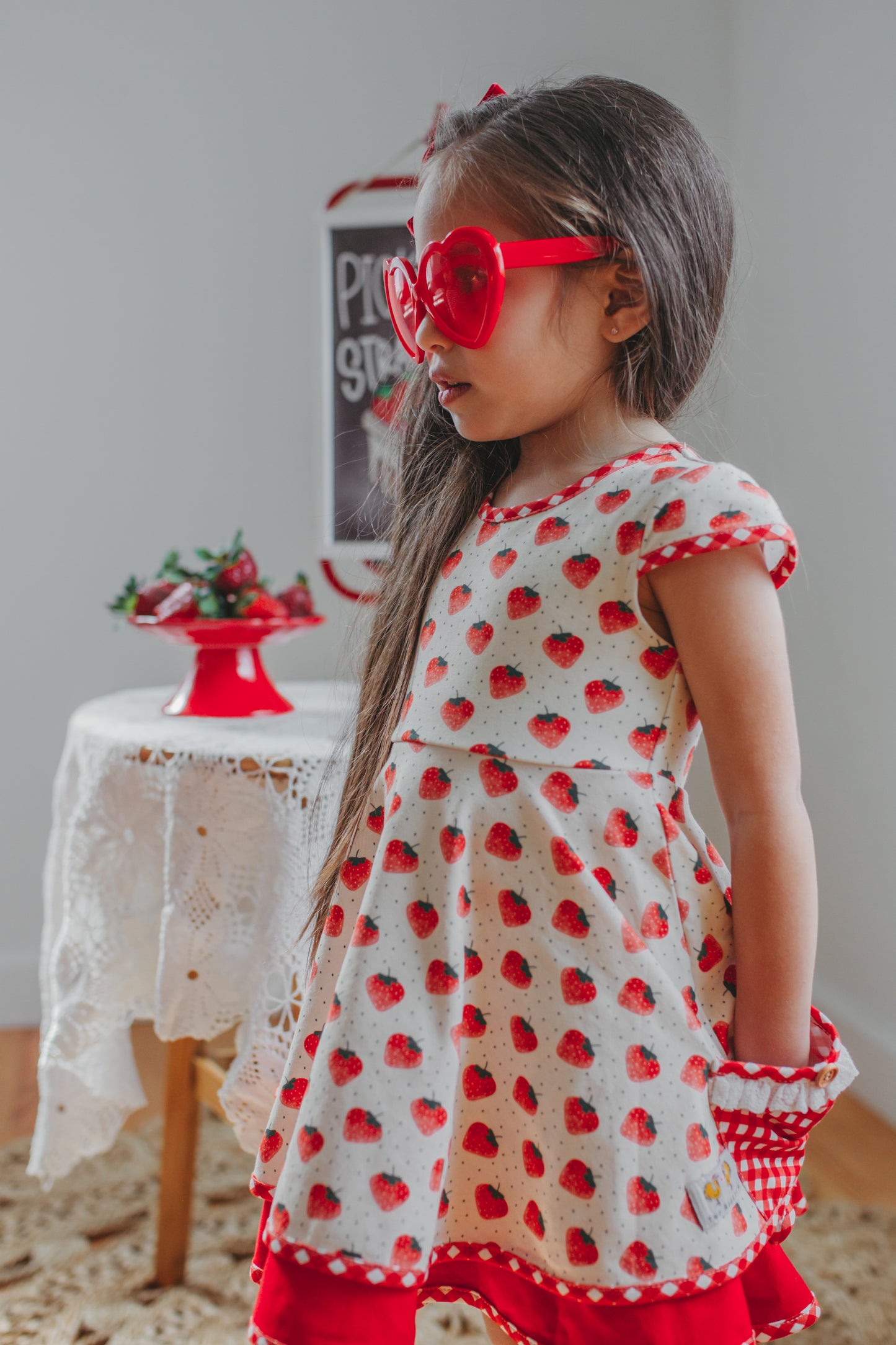 Cathryn's Berry Sweet Cotton Knit Dress