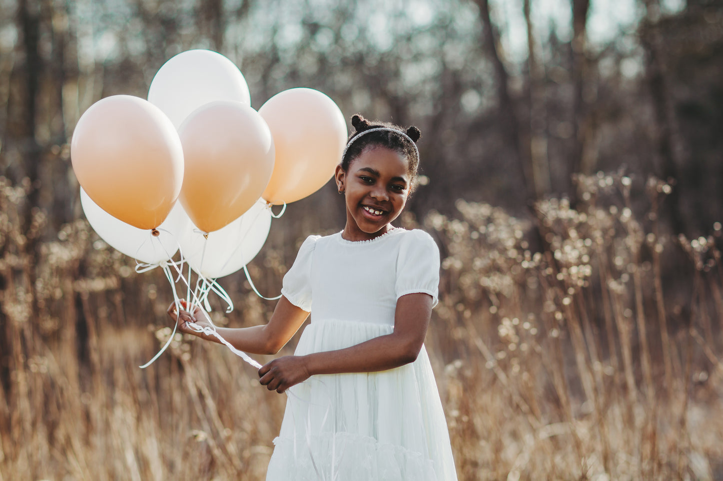 Valarie's Ivory Enchanted Hi-Low Maxi dress
