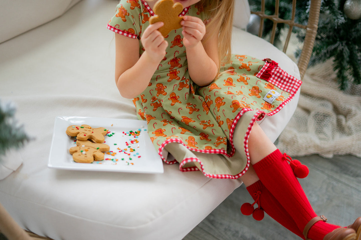 Baking Spirits Bright Gingerbread Knit Dress