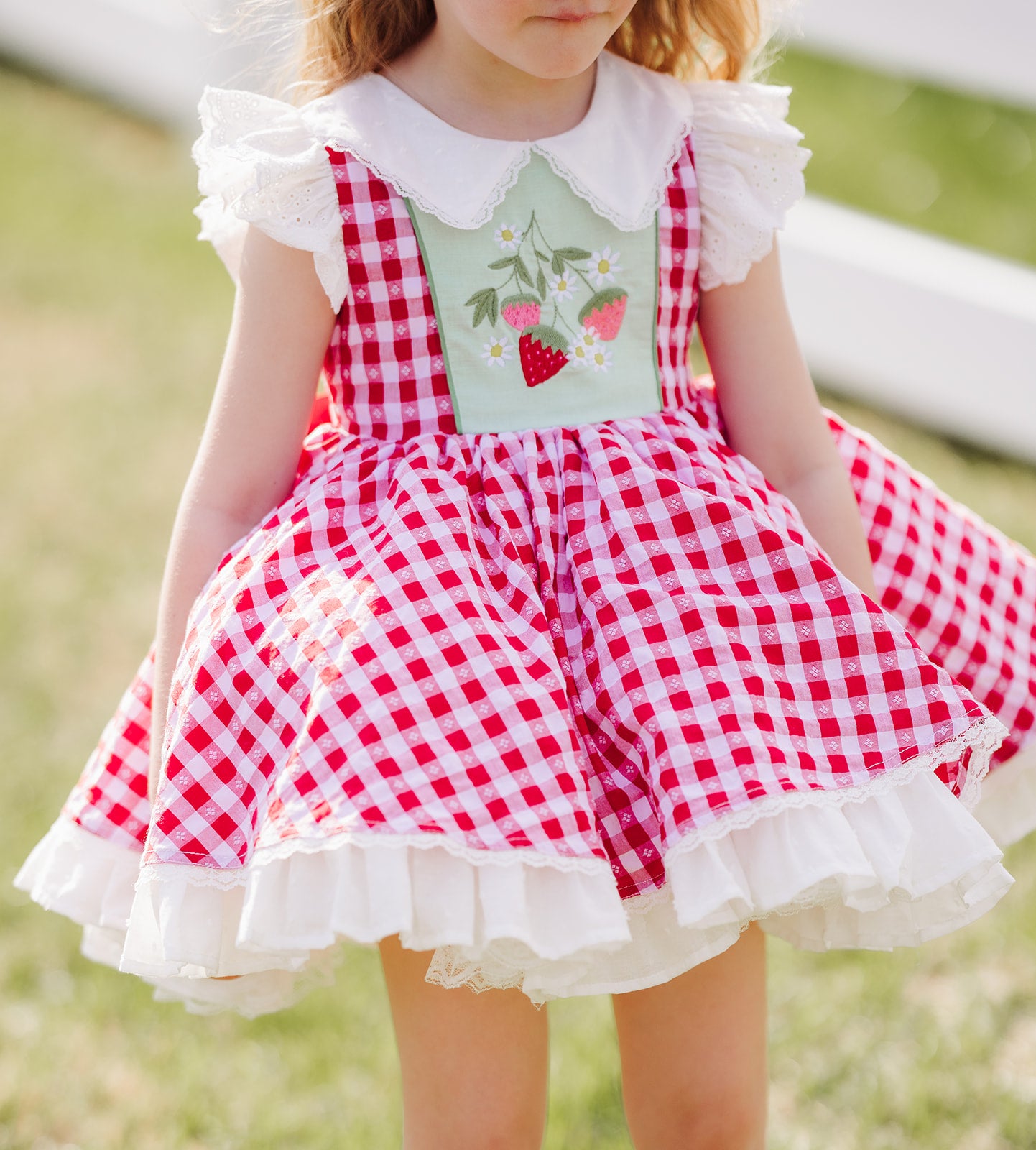 Valentina's Berry Sweet Strawberry Dress