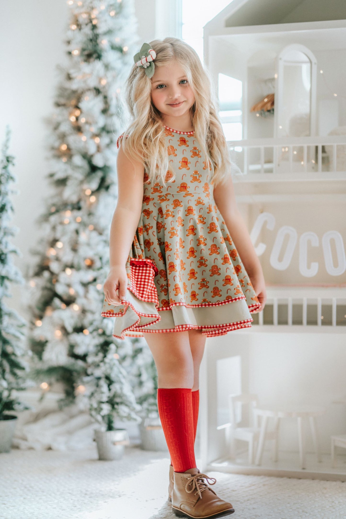 Baking Spirits Bright Gingerbread Knit Dress