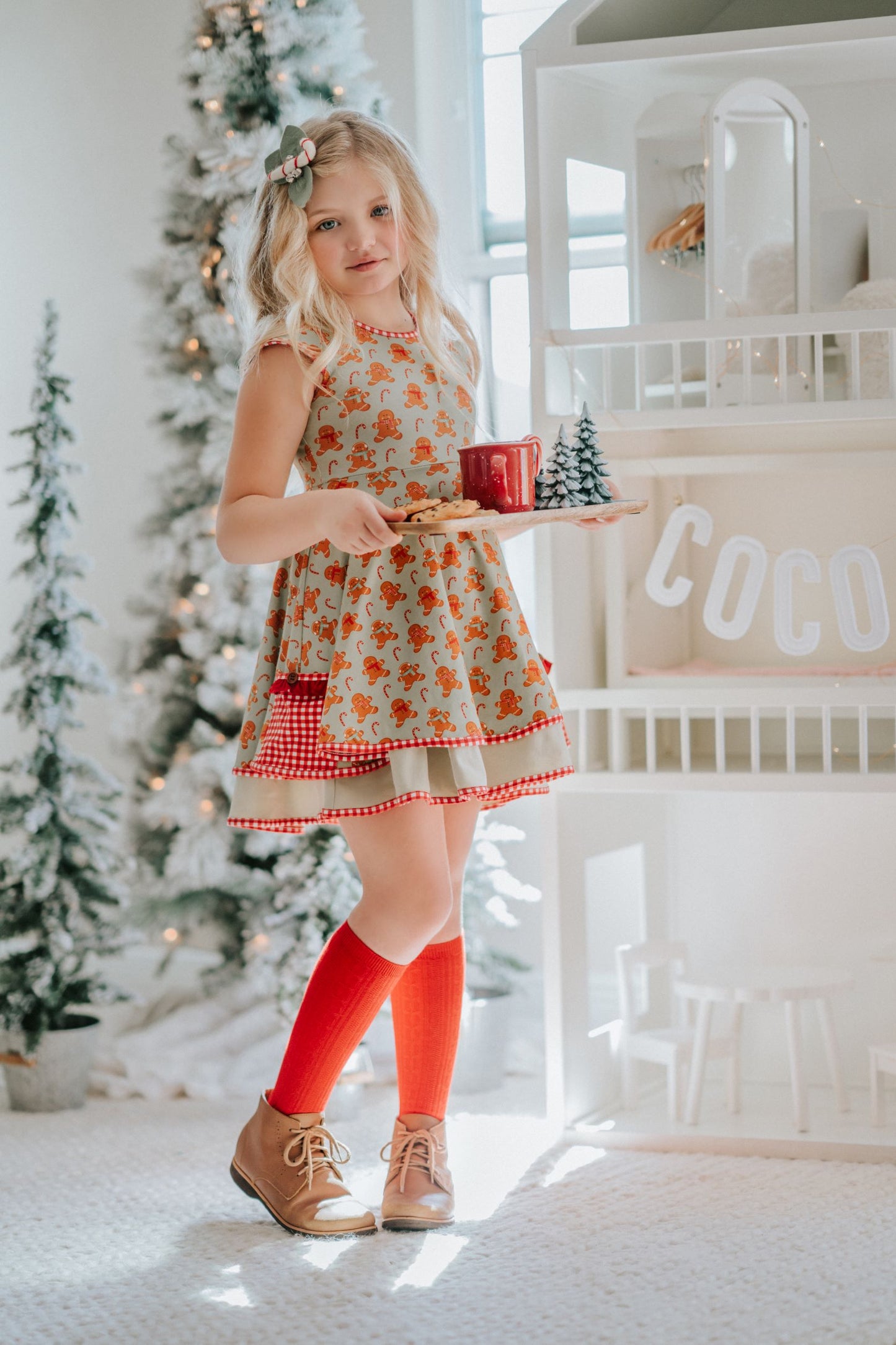 Baking Spirits Bright Gingerbread Knit Dress
