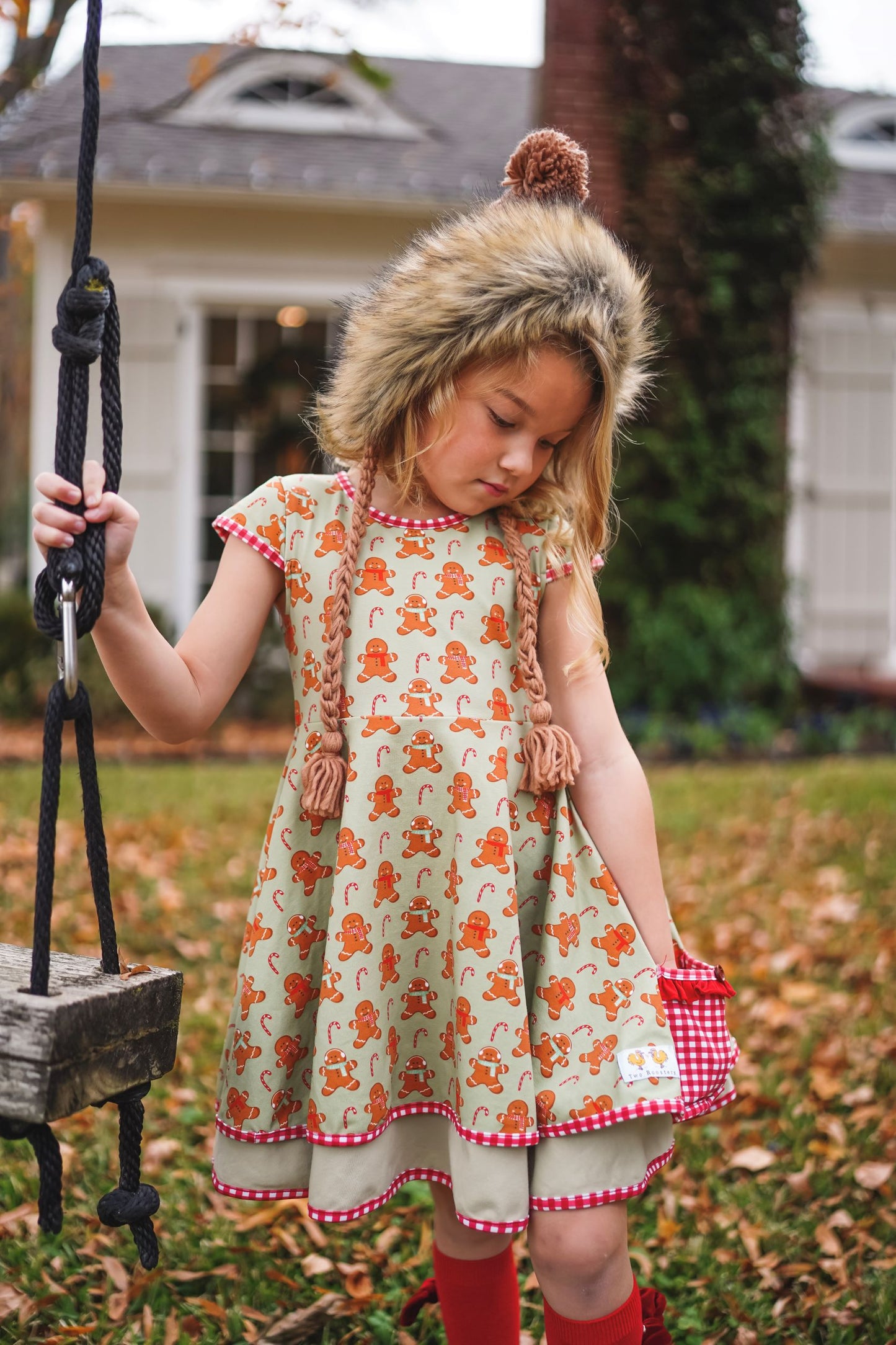 Baking Spirits Bright Gingerbread Knit Dress