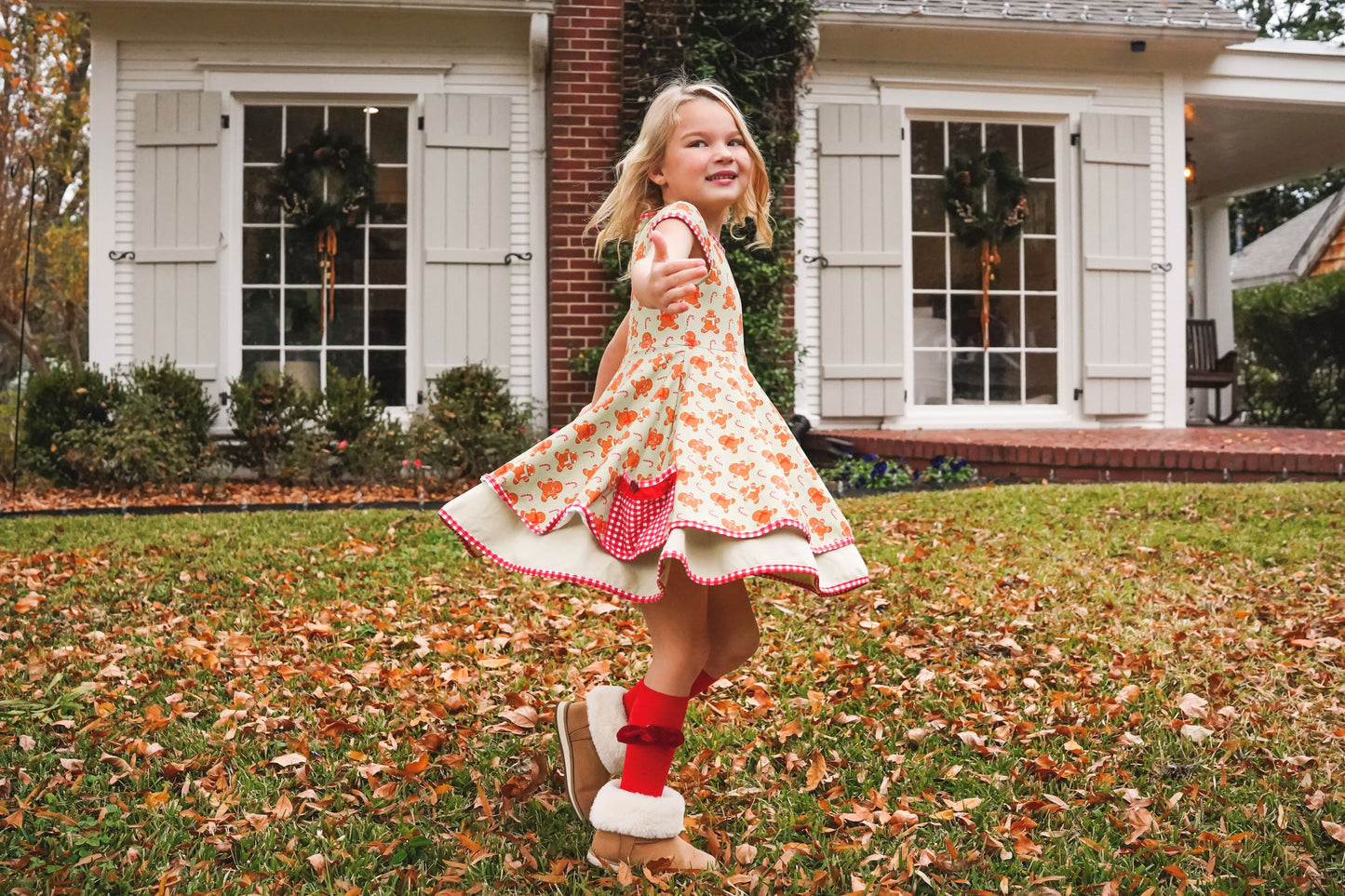 Baking Spirits Bright Gingerbread Knit Dress
