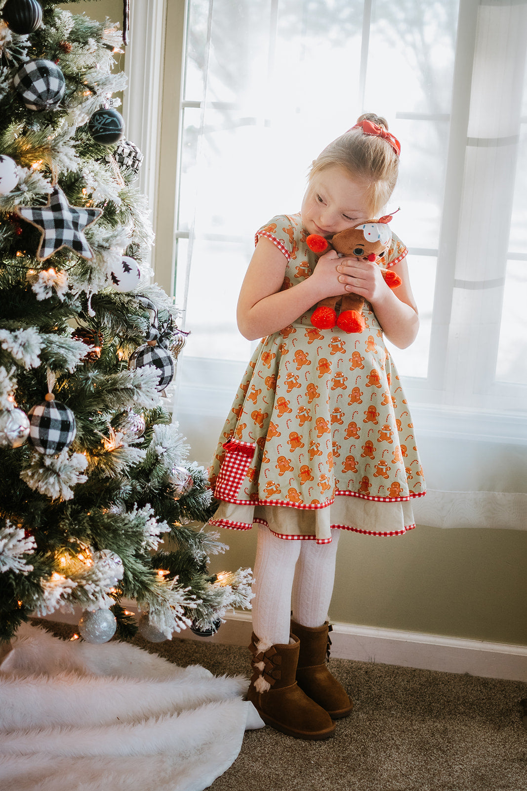 Baking Spirits Bright Gingerbread Knit Dress