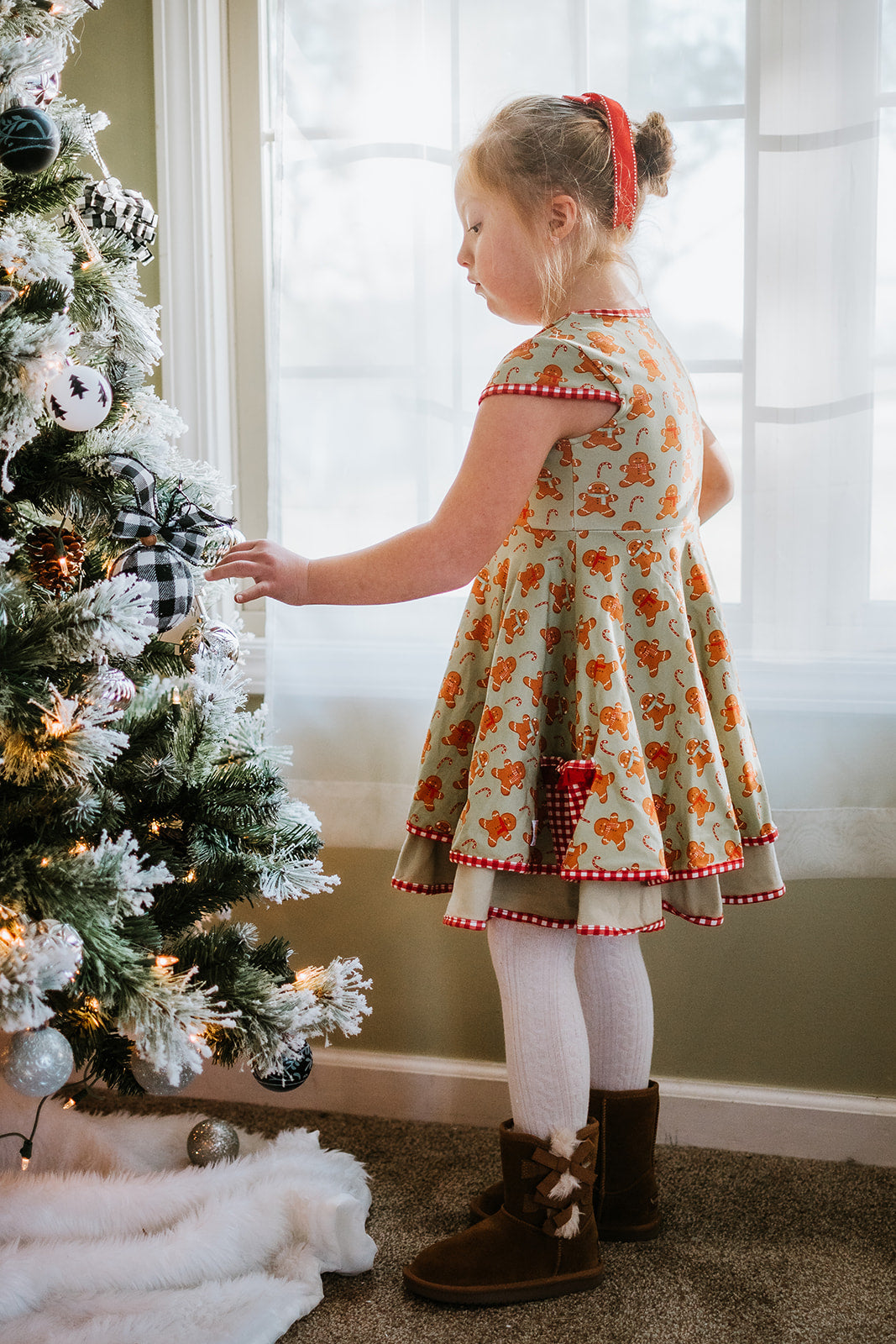 Baking Spirits Bright Gingerbread Knit Dress